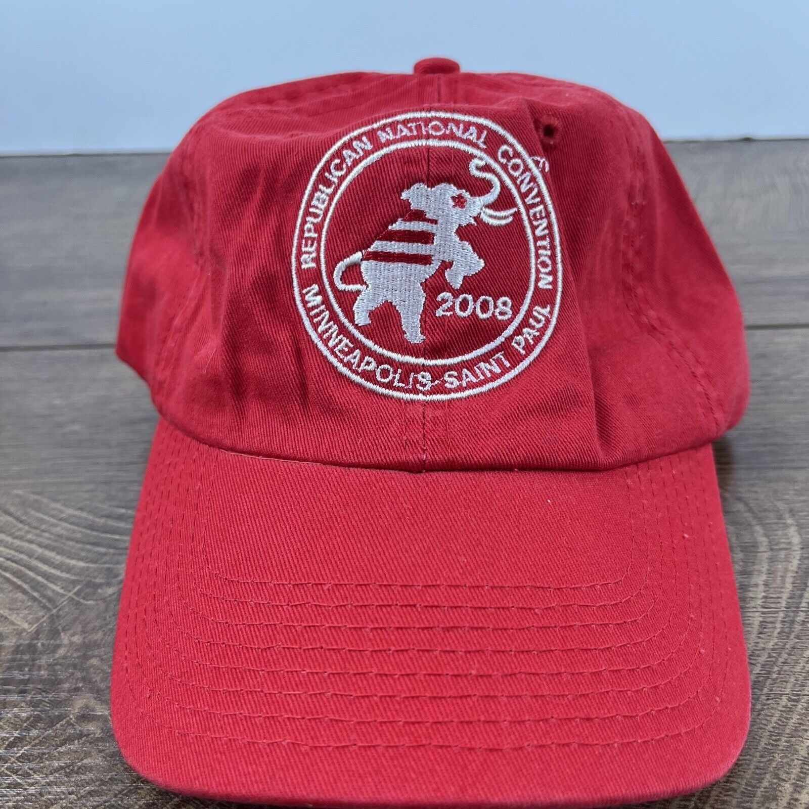 Other Republican National Convention Hat Red Cap Adjustable Hat Re Size ONE SIZE - 2 Thumbnail