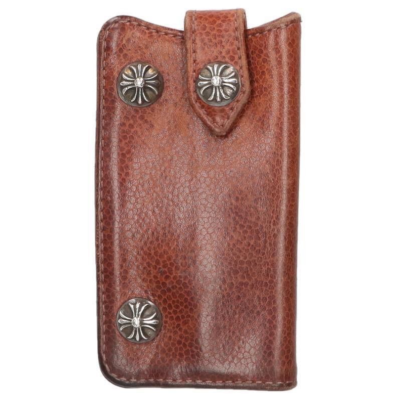 Chrome Hearts Chrome Hearts Leather Key Case Cross Button Size ONE SIZE - 1 Thumbnail