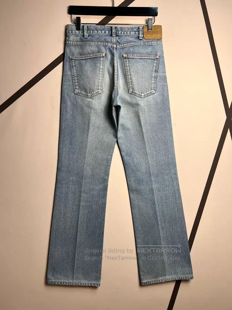Celine CELINE Washed Blue Straight-Leg Flare Jeans i Size US 29 - 2 Thumbnail