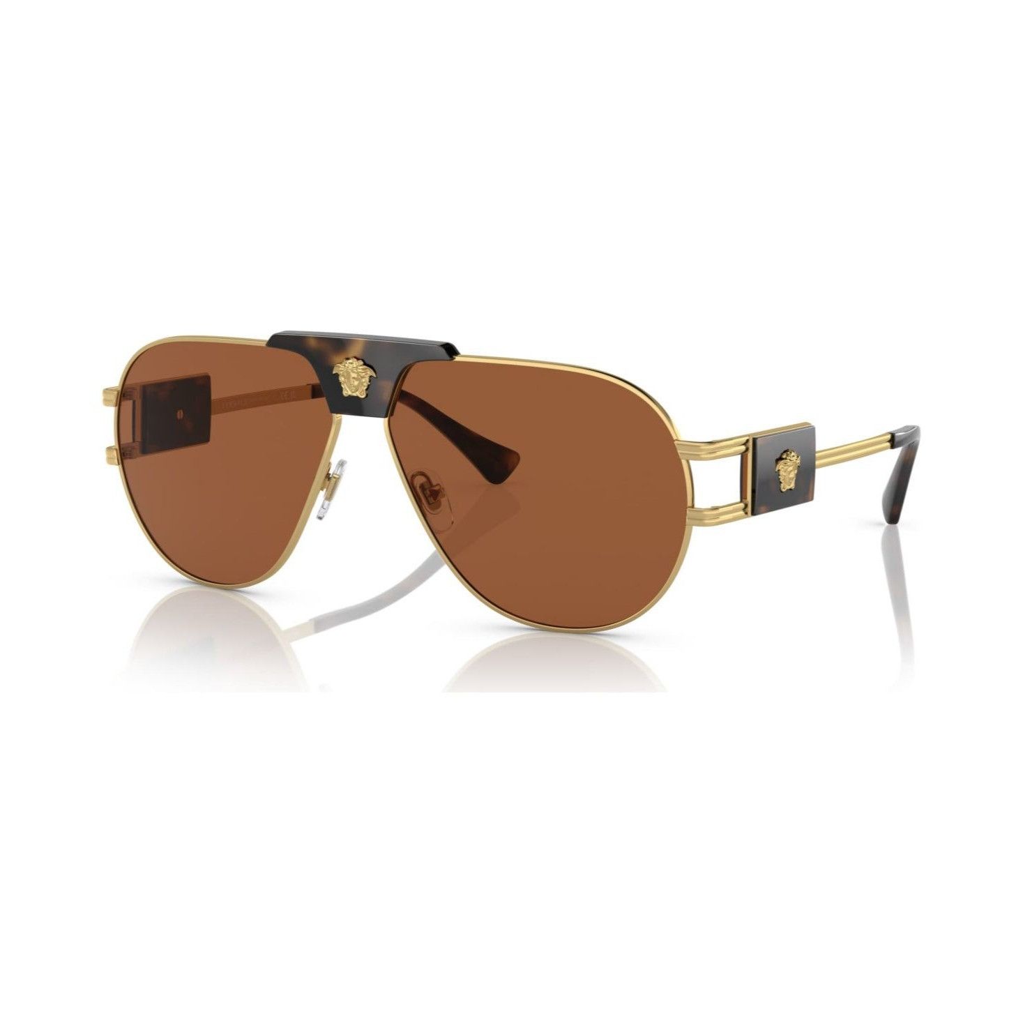 image of Versace Ve2252-147073-63 New Sunglasses in Gold, Women's
