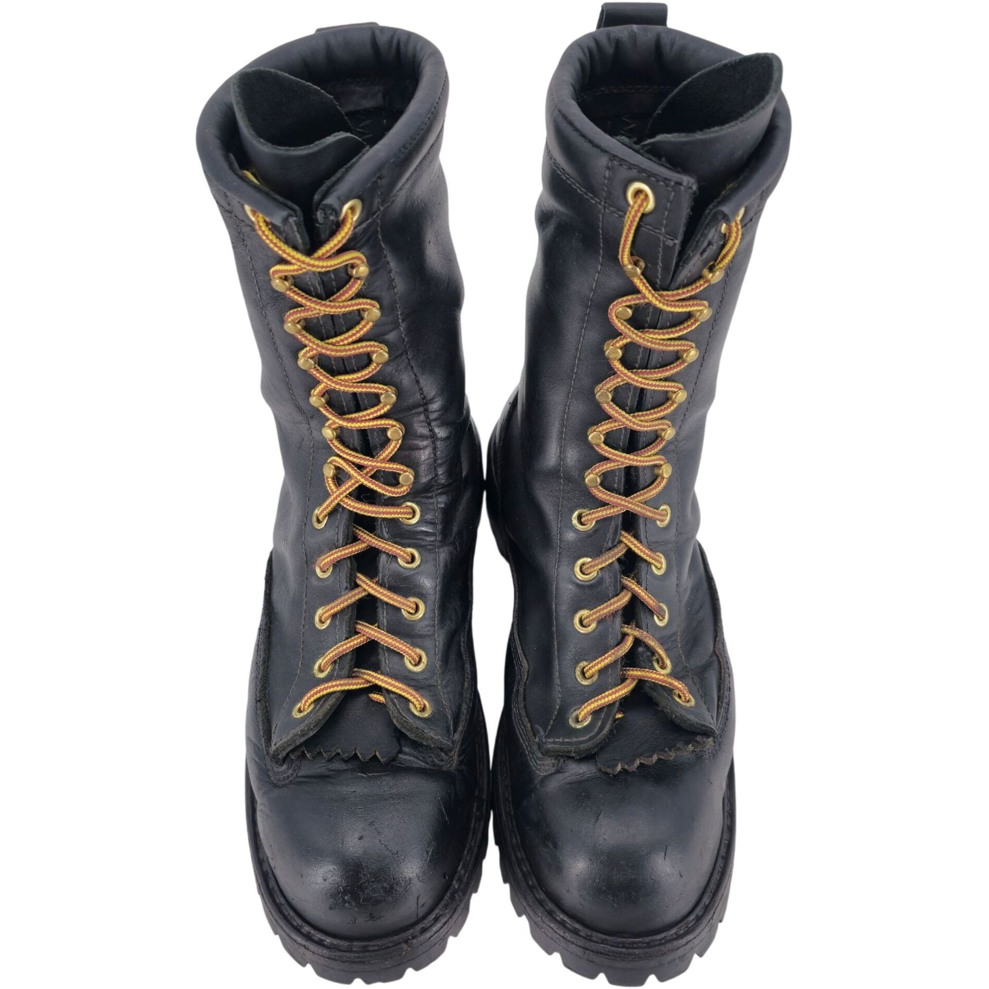 White's Hathorn Boots Men 10.5 Black Leather Work Boots USA