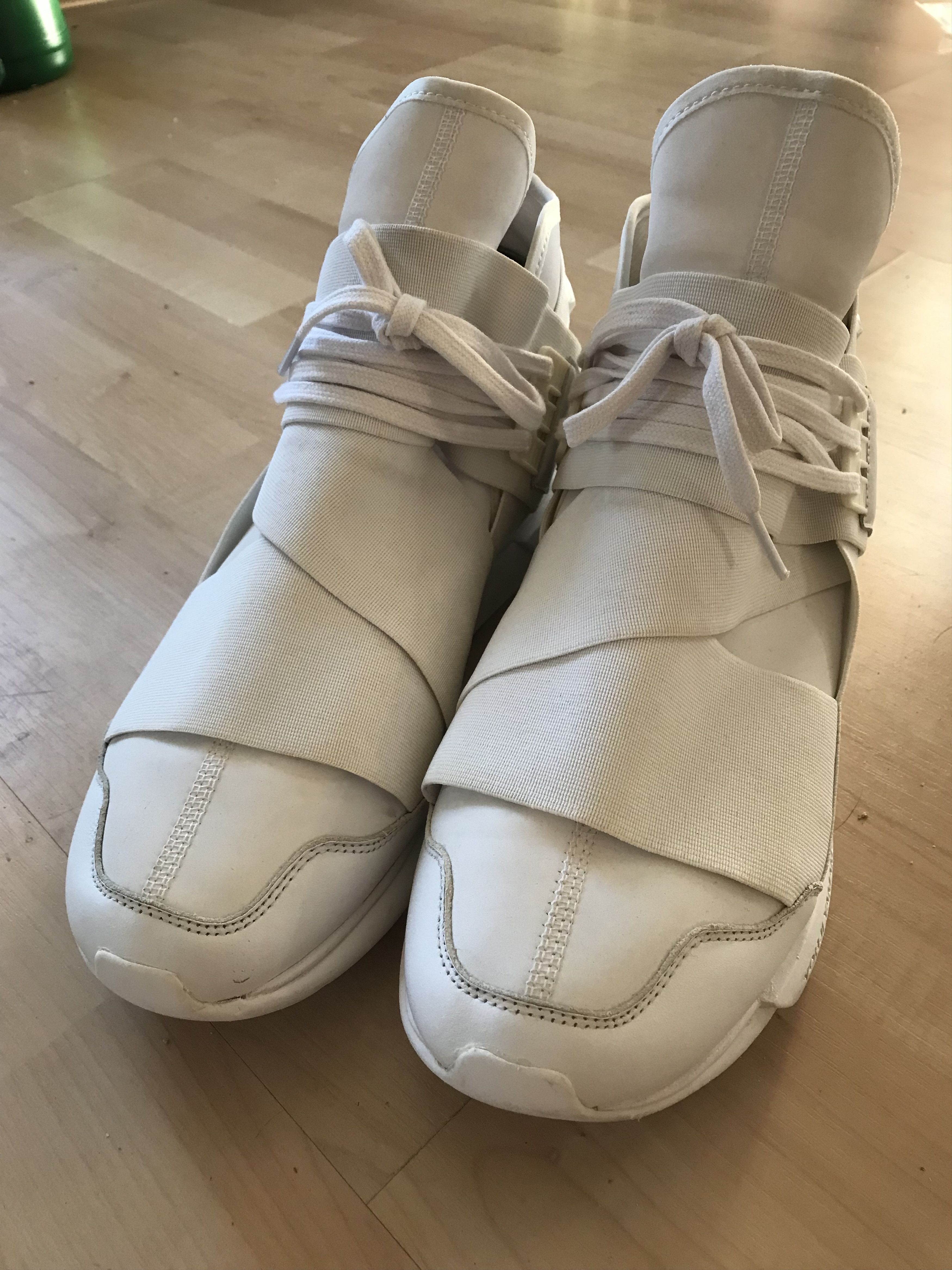 Adidas Y-3 Yohji Qasa High Triple White Size US 10 / EU 43 - 1 Thumbnail
