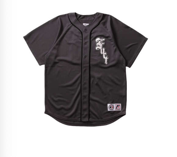 FUCT Fuct Chenille Applique Baseball Jersey Charcoal • L Size US L / EU 52-54 / 3 - 1 Thumbnail
