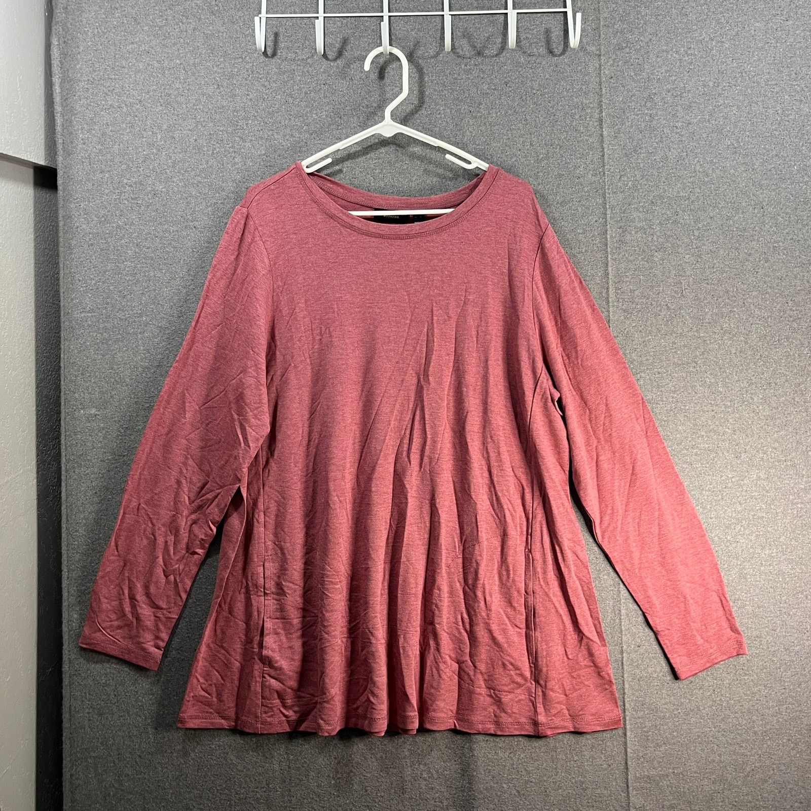 Other Susan Graver Weekend Jersey Knit Crew Neck Tunic Size XL / US 12-14 / IT 48-50 - 1 Thumbnail