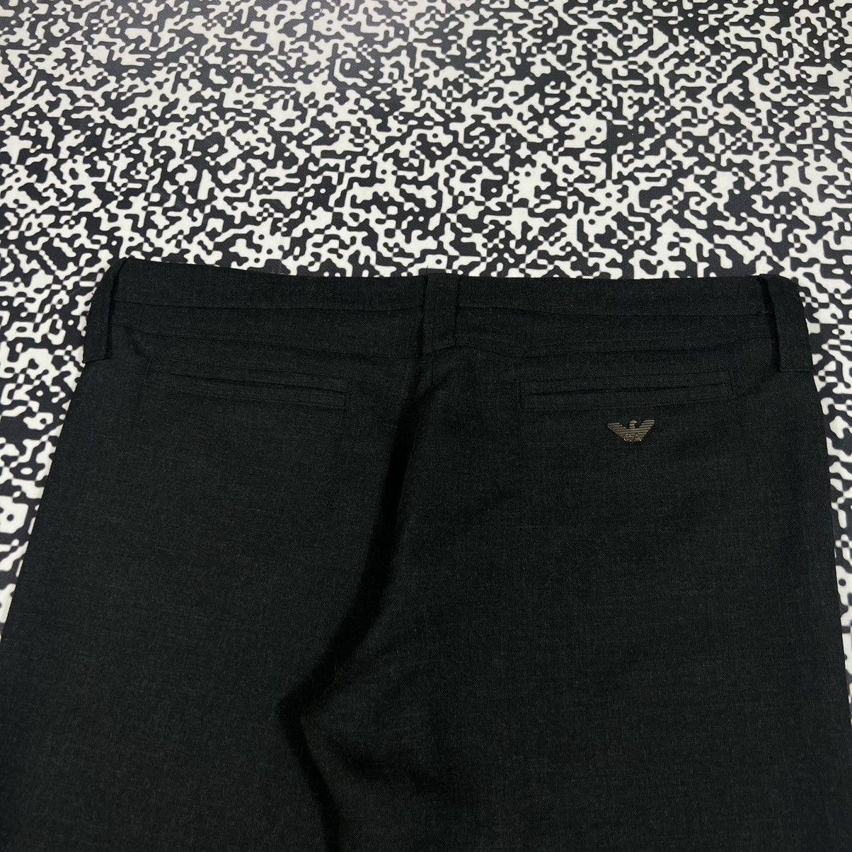 Armani Vintage Y2K Armani Jeans Luxury Flared Wide Classic Pants Size 29" - 8 Thumbnail