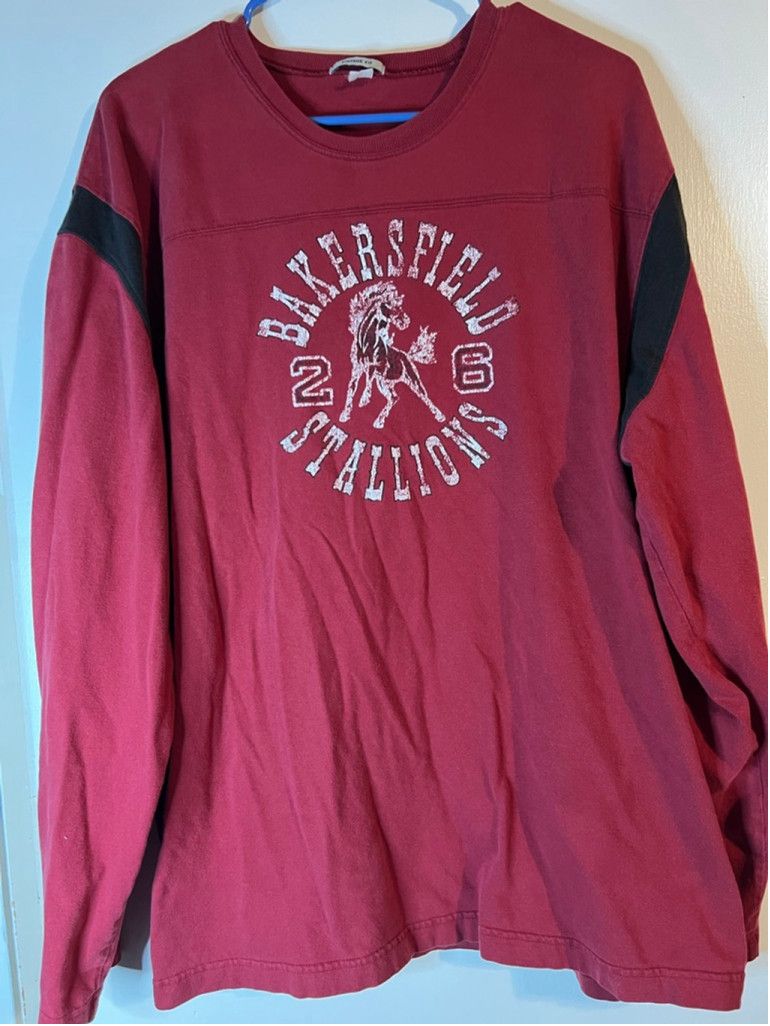 Other Women's Unbranded Maroon Black Bakersfield Stallions Graphic Size XXL / US 16-18 / IT 52-54 - 1 Thumbnail