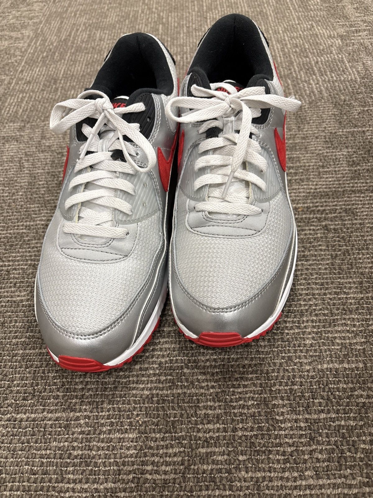 Nike Nike Air Max 90 - Silver Bullet Size US 13 / EU 46 - 6 Thumbnail