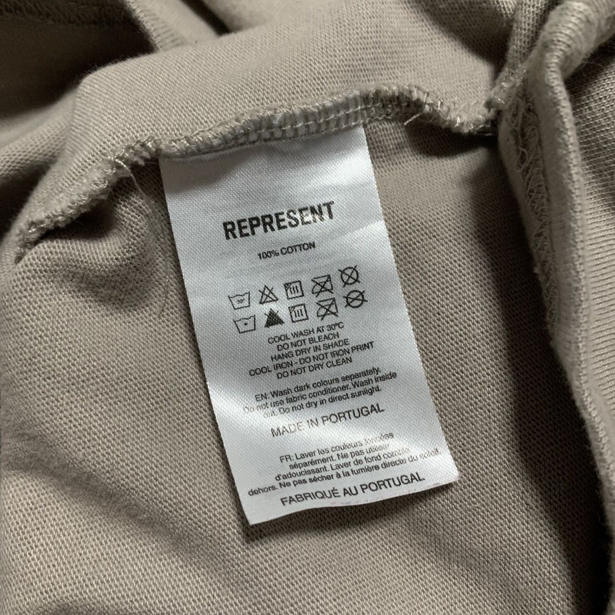 Represent Clo. Represent Medium Icarus Beige Taupe Tee Size US M / EU 48-50 / 2 - 7 Thumbnail