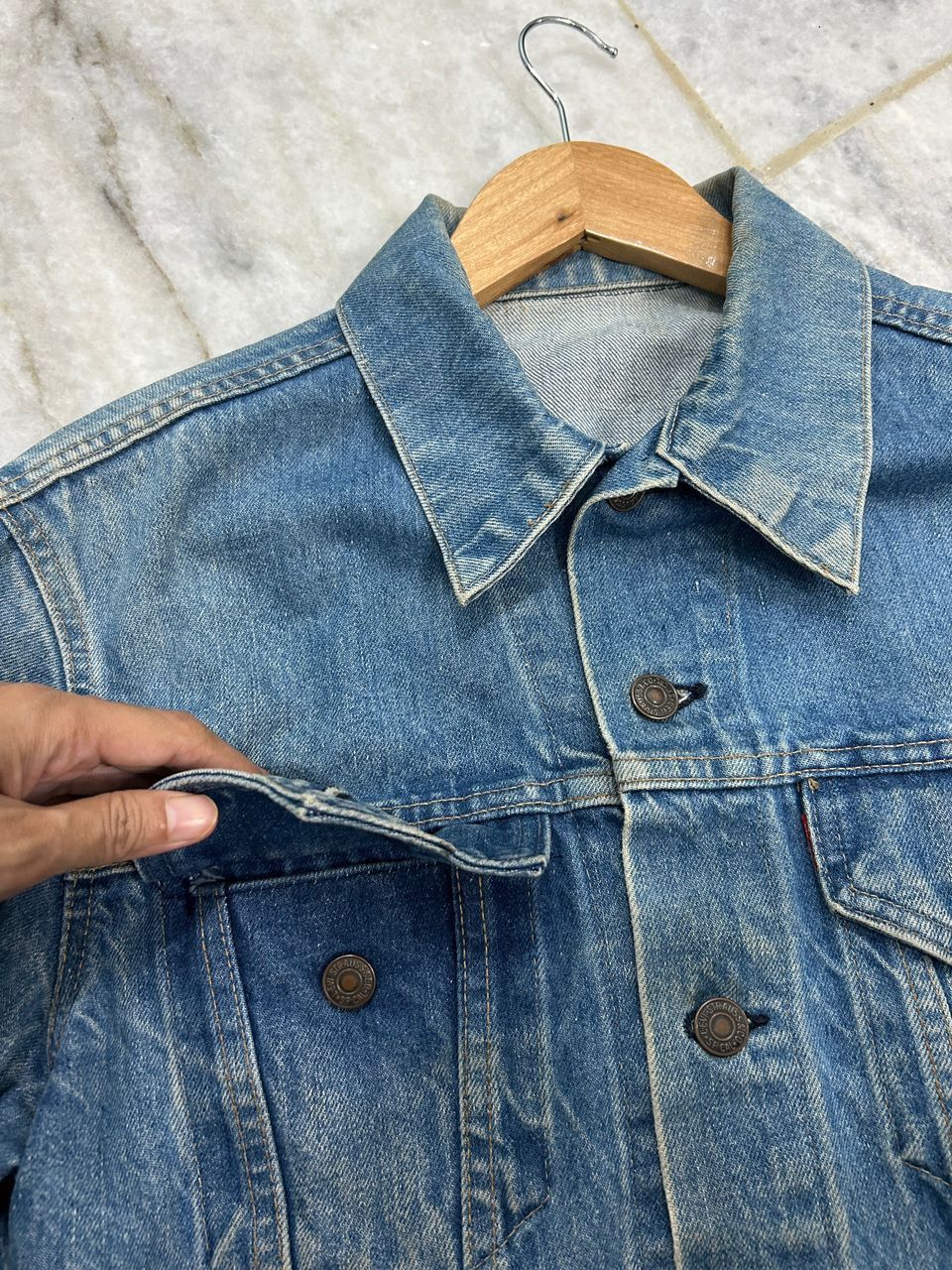 Levi's Vintage Levis Trucker Jacket 1970’s size 40 Size US M / EU 48-50 / 2 - 6 Thumbnail