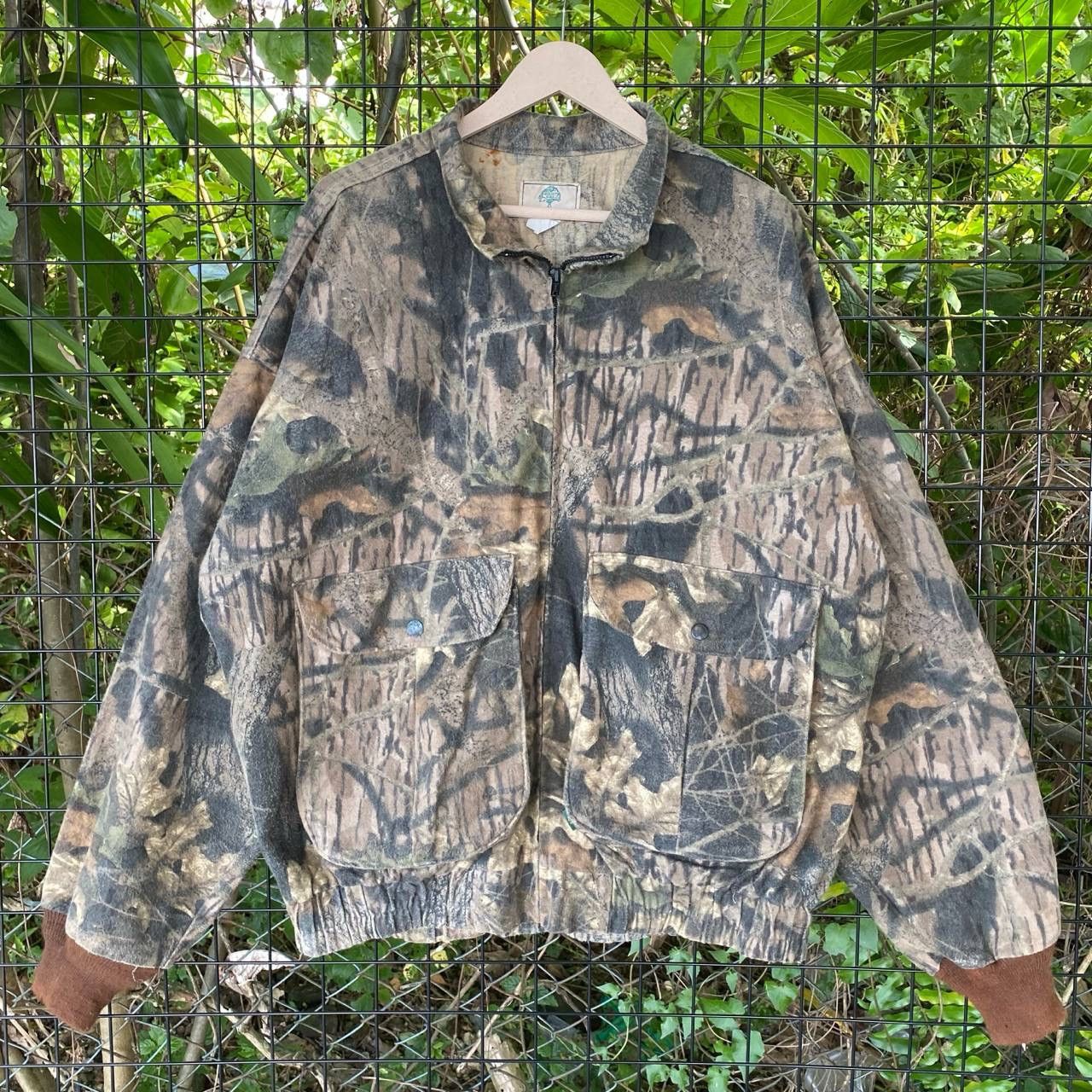 Mossy Oaks × Realtree × Vintage Vtg Mousy Oaks Big Pocket Zipper Jacket Size US XL / EU 56 / 4 - 2 Thumbnail