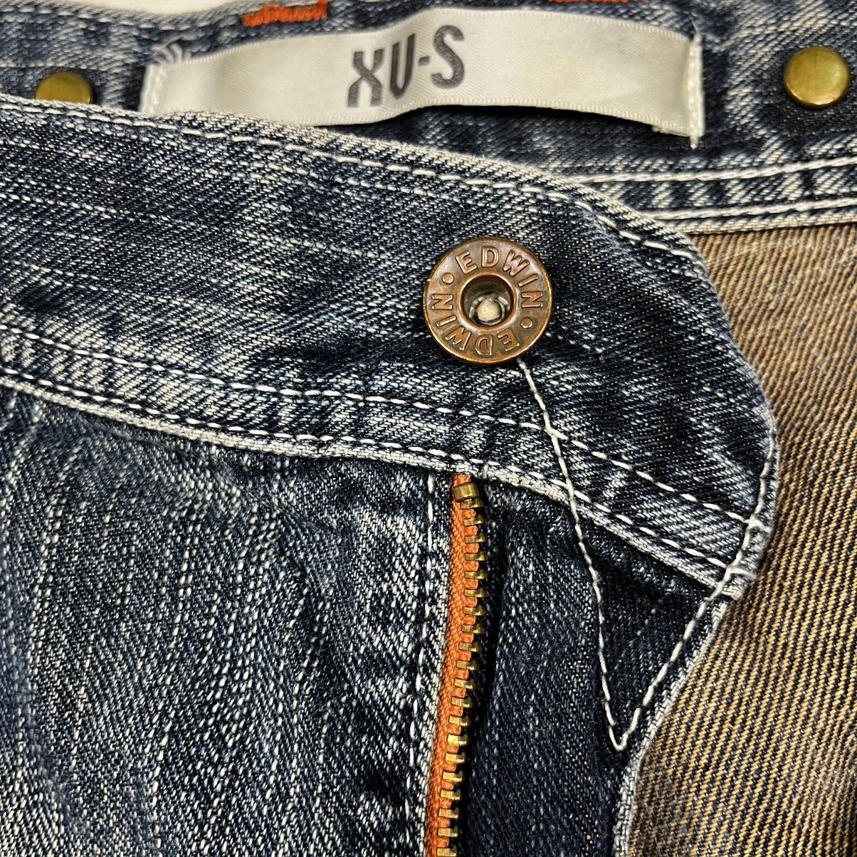 Japanese Brand Vintage Edwin Lot 405 Distressed Denim Jeans Size 32" / US 10 / IT 46 - 16 Thumbnail