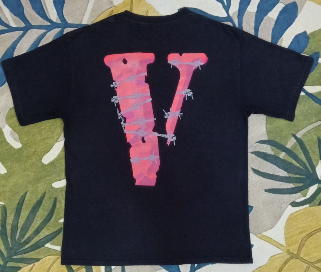 999 Club × Vlone Vlone x Juice Wrld 999 Barbed Wire T-shirt Size US L / EU 52-54 / 3 - 17 Thumbnail