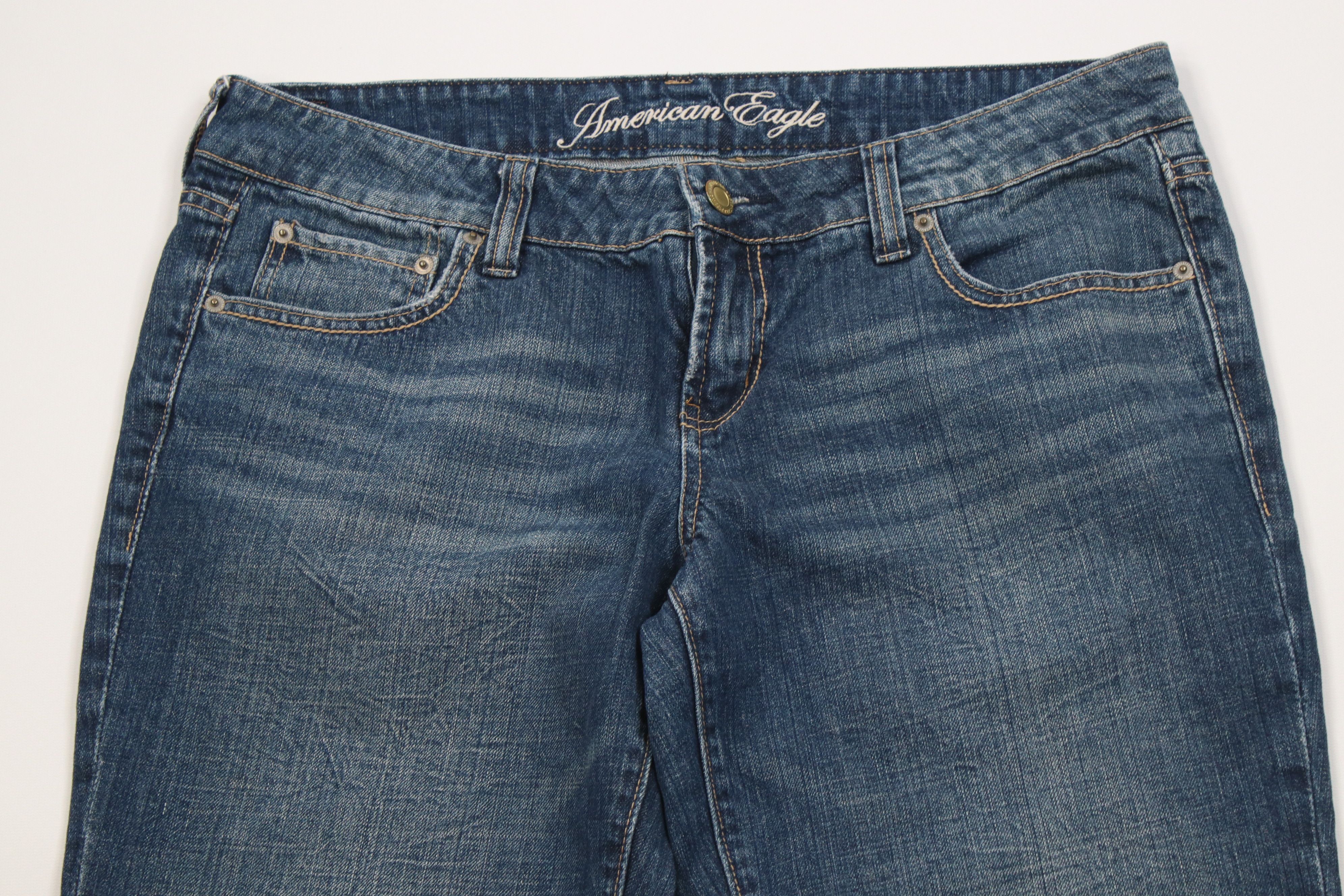 American Eagle Outfitters Vintage Y2K American Eagle Favorite Boyfriend Flared Jeans Size 36" / US 14 / IT 50 - 2 Thumbnail