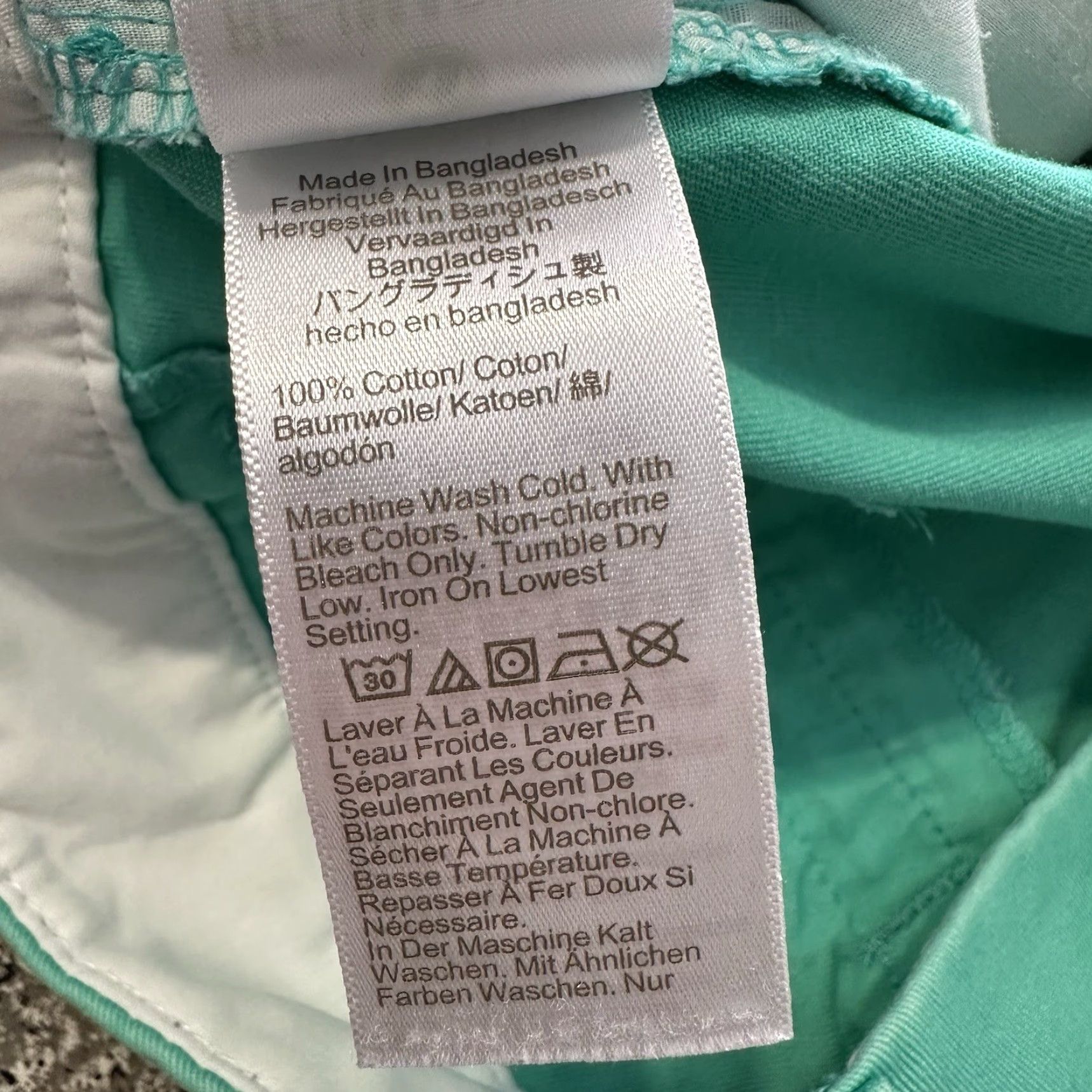 J.Crew J.CREW Shorts Womens 0 28x5 Chino Casual Mint Green Cotton 5” XS? Size 25" / US 0 / IT 36 - 7 Thumbnail