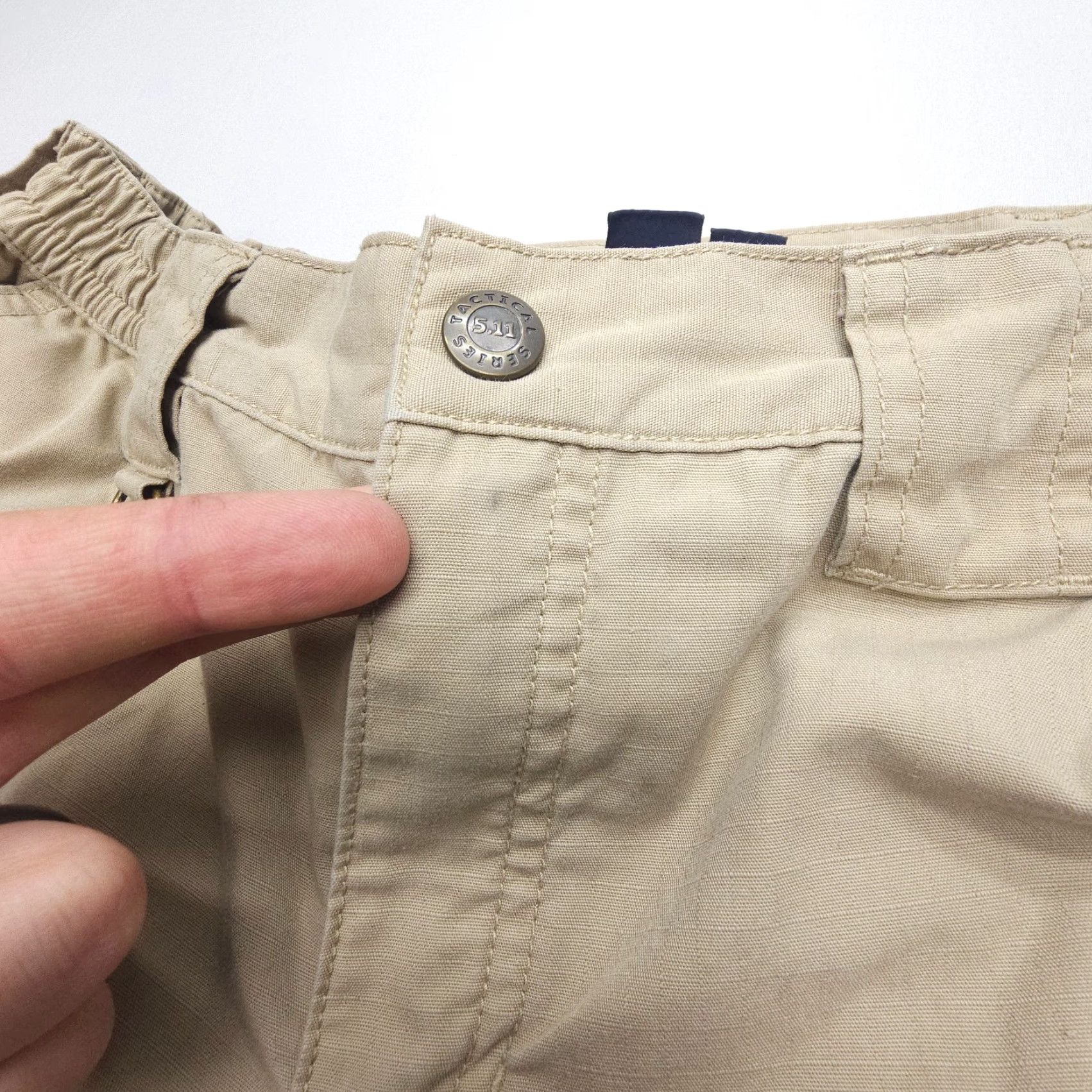 Vintage 5.11 Tactical Taclite Pro Ripstop Pants Womens 8 Tan Utility Workwear Cargo Size 30" / US 8 / IT 44 - 6 Thumbnail