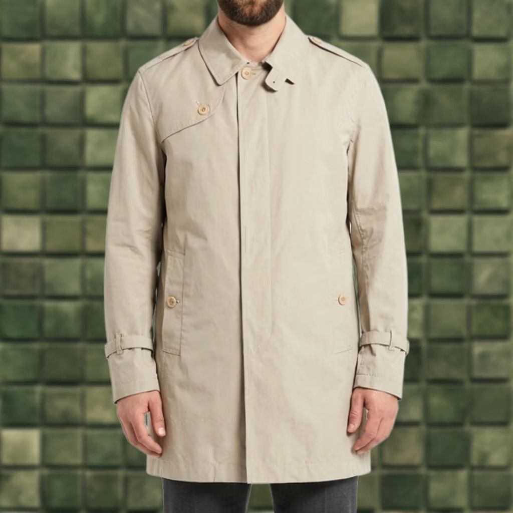 Vintage VINTAGE CP COMPANY Trench Coat Jacket Beige Men Size 48 MJ6480 Size US M / EU 48-50 / 2 - 1 Thumbnail