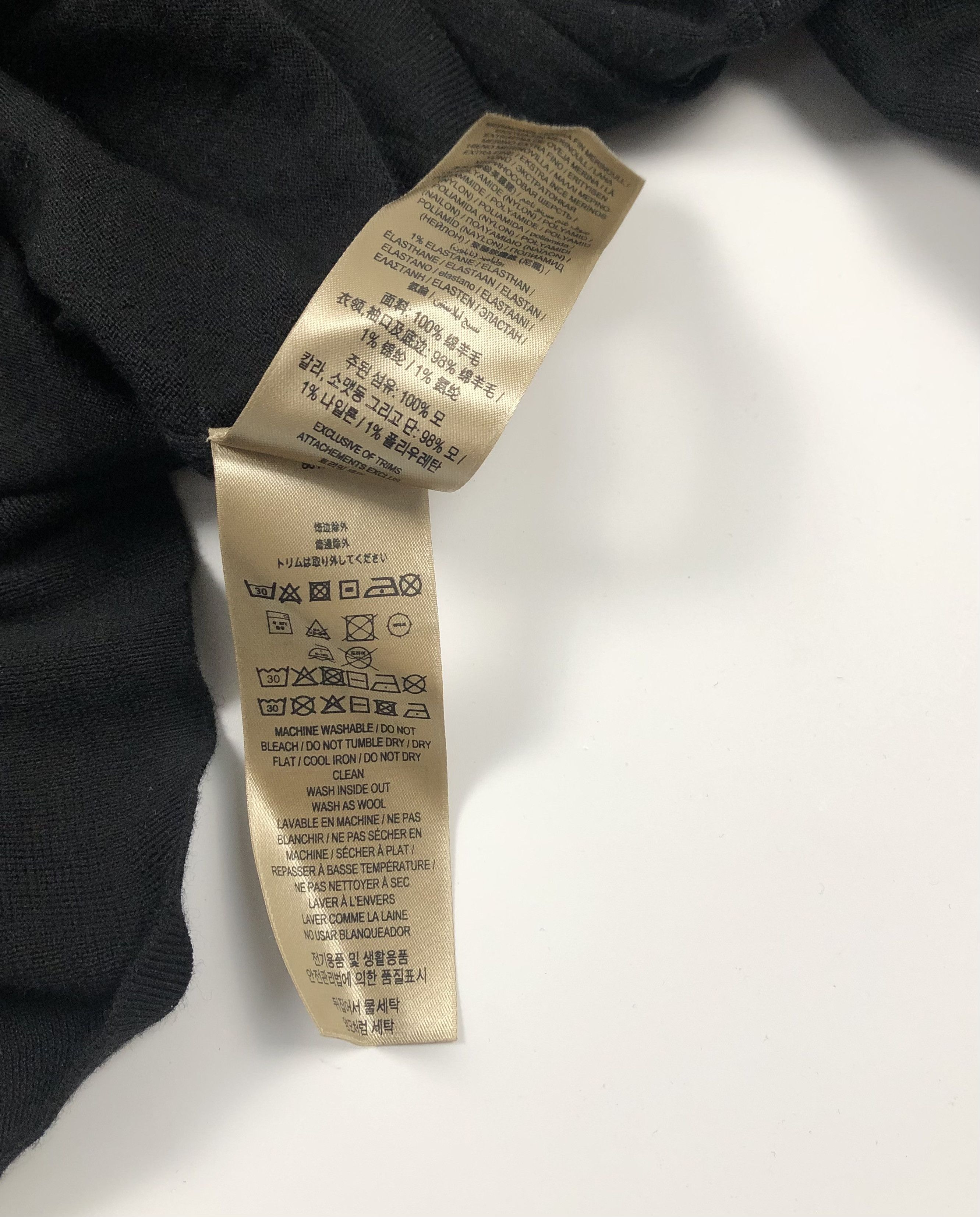 Burberry Burberry “Uniform” Merino Wool V-Neck Jumper Size US L / EU 52-54 / 3 - 7 Thumbnail