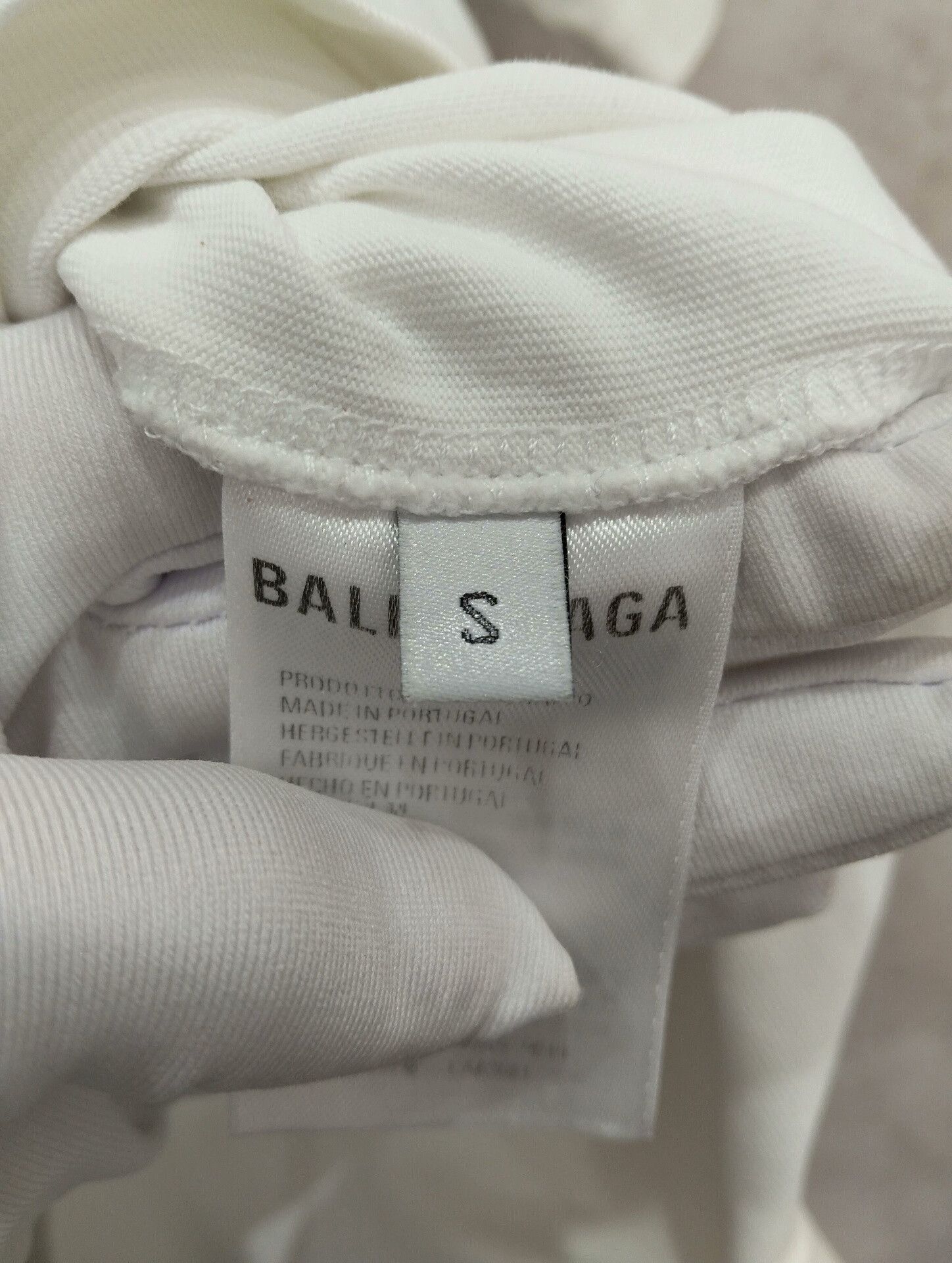 Balenciaga Balenciaga White Short Sleeve T-Shirt S Size Size US S / EU 44-46 / 1 - 4 Thumbnail