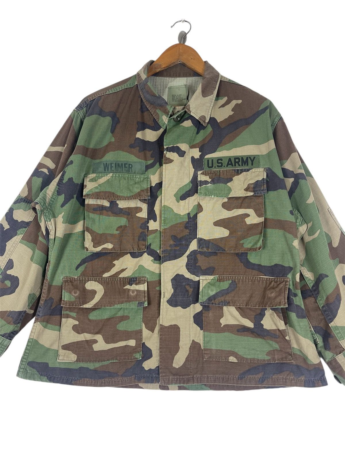 Vintage 80' ARMY NATO MILITARY JACKET Size US M / EU 48-50 / 2 - 2 Thumbnail