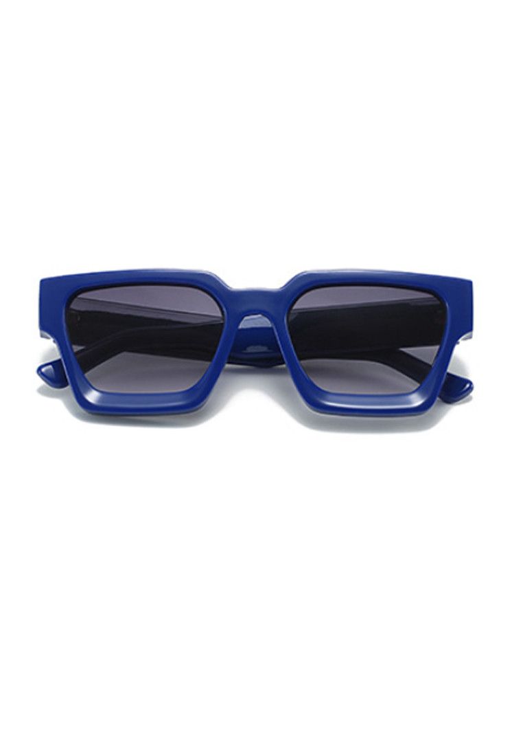 Other Square Blue Frame Grey Lens Polarized Sunglasses UV 400 Size ONE SIZE - 2 Thumbnail
