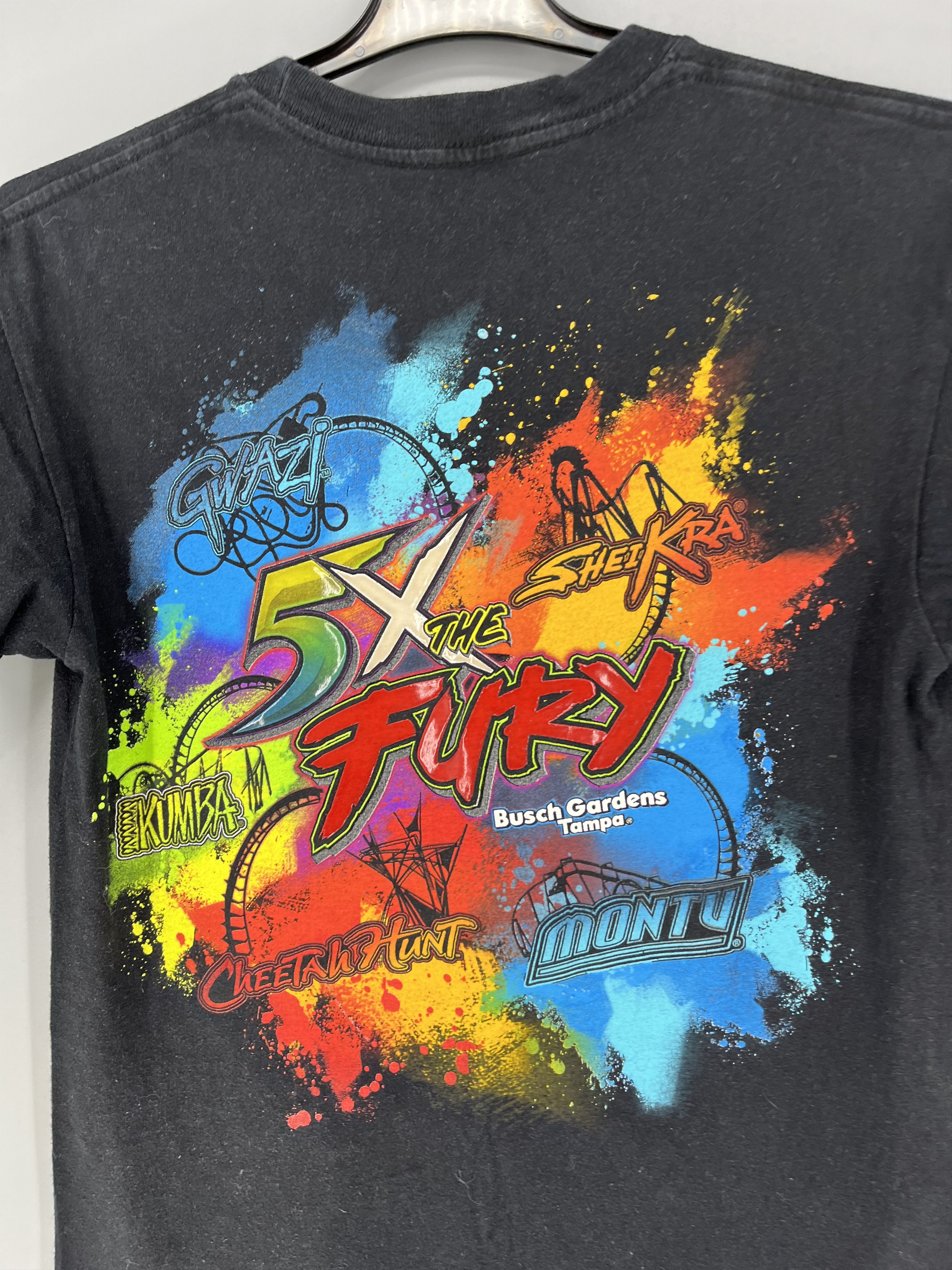 Vintage BUSCH GARDENS The FURY KUMBA SHEIKRA MONTU GWAZI Roller Coas Size US S / EU 44-46 / 1 - 8 Thumbnail
