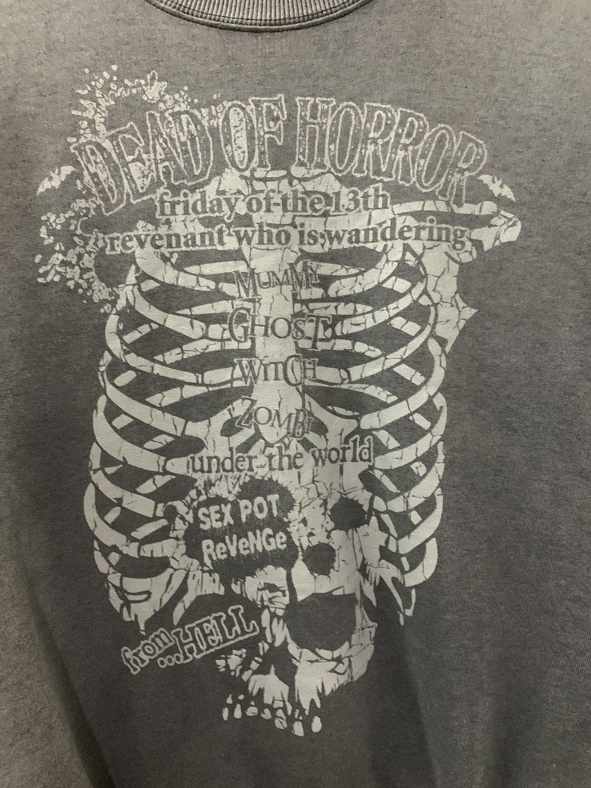 Japanese Brand Sex Pot Revenge Dead Of Horror Faded Sweatshirt Size US S / EU 44-46 / 1 - 2 Thumbnail