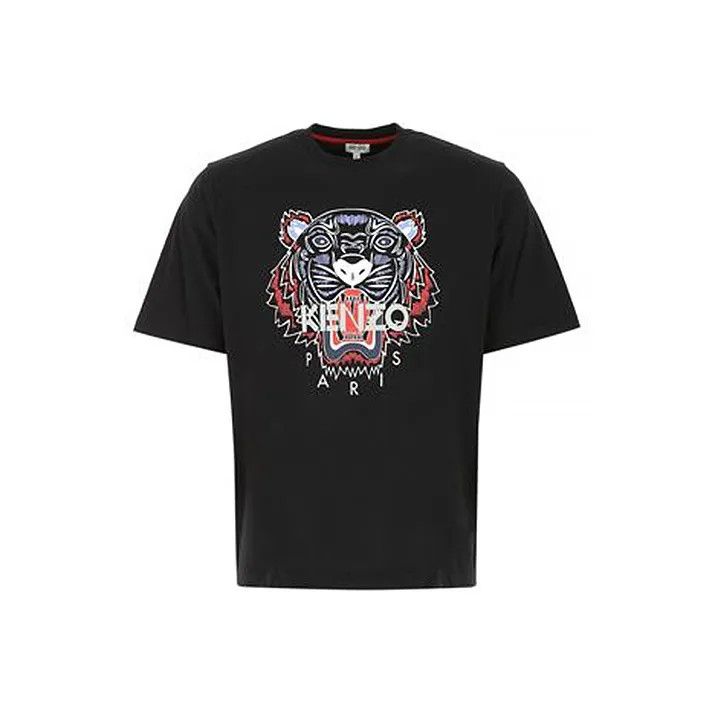 Kenzo KENZO Tiger Graphic Black Short Sleeve T-Shirt 0079 Size US XL / EU 56 / 4 - 1 Thumbnail
