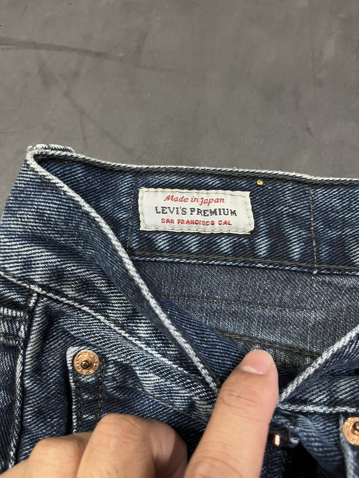 Levis japan indigo blue rare