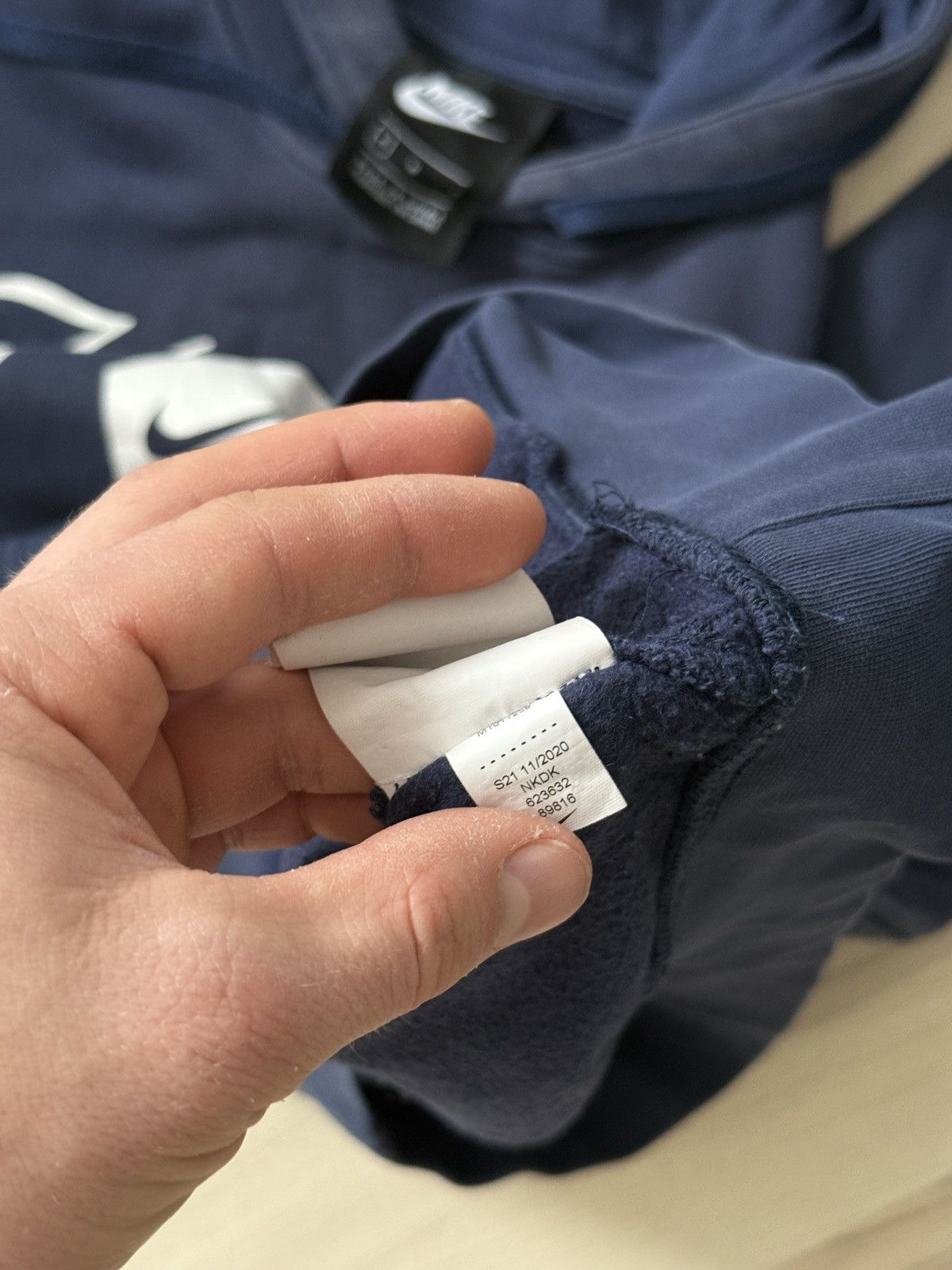 New York Yankees Nike x New York Yankees Hoodie Navy Team Club Pullover Size US M / EU 48-50 / 2 - 4 Thumbnail