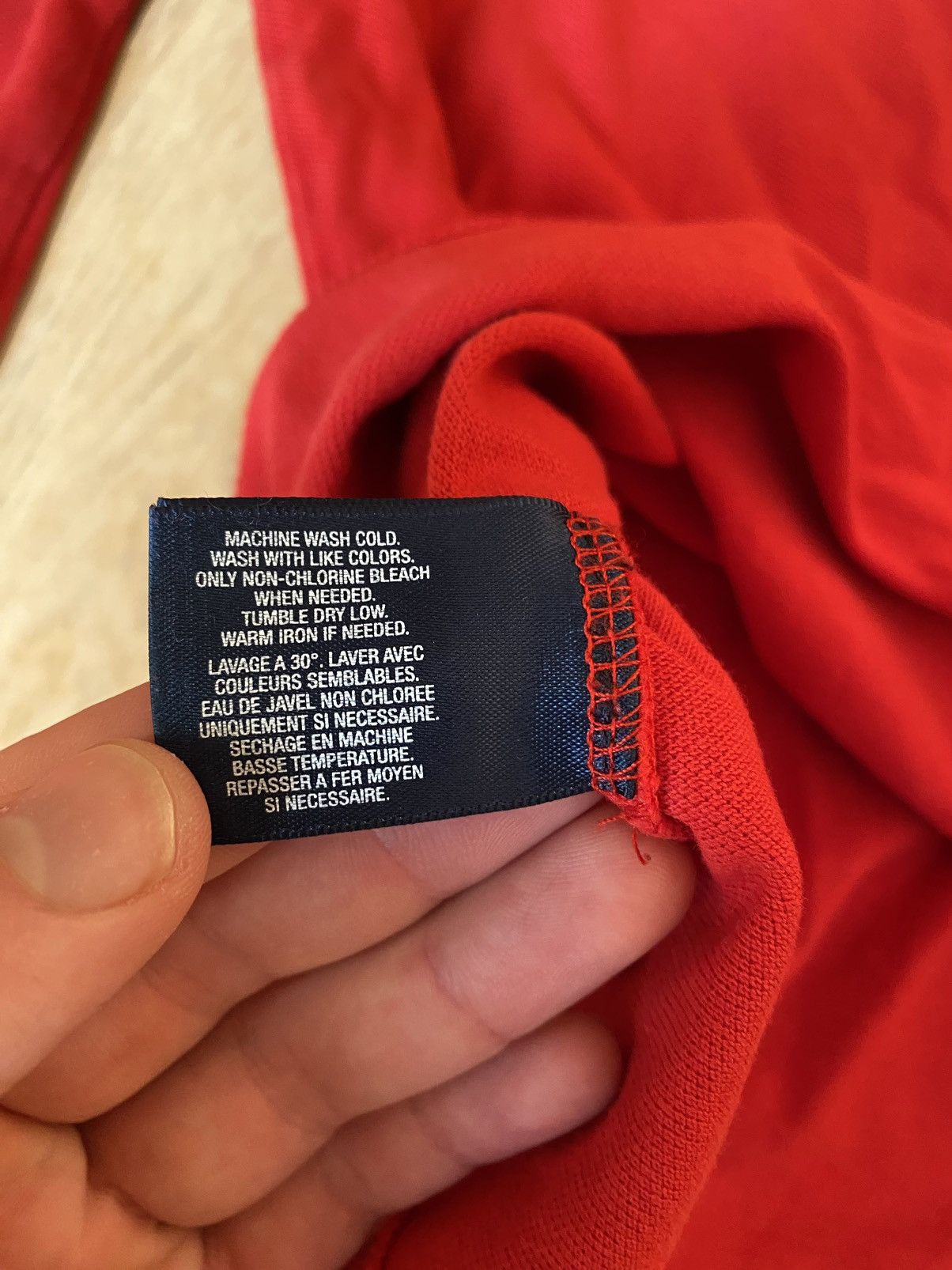 Polo Ralph Lauren × Vintage Polo Ralph Lauren distressed rugby sweatshirt Size US S / EU 44-46 / 1 - 12 Thumbnail