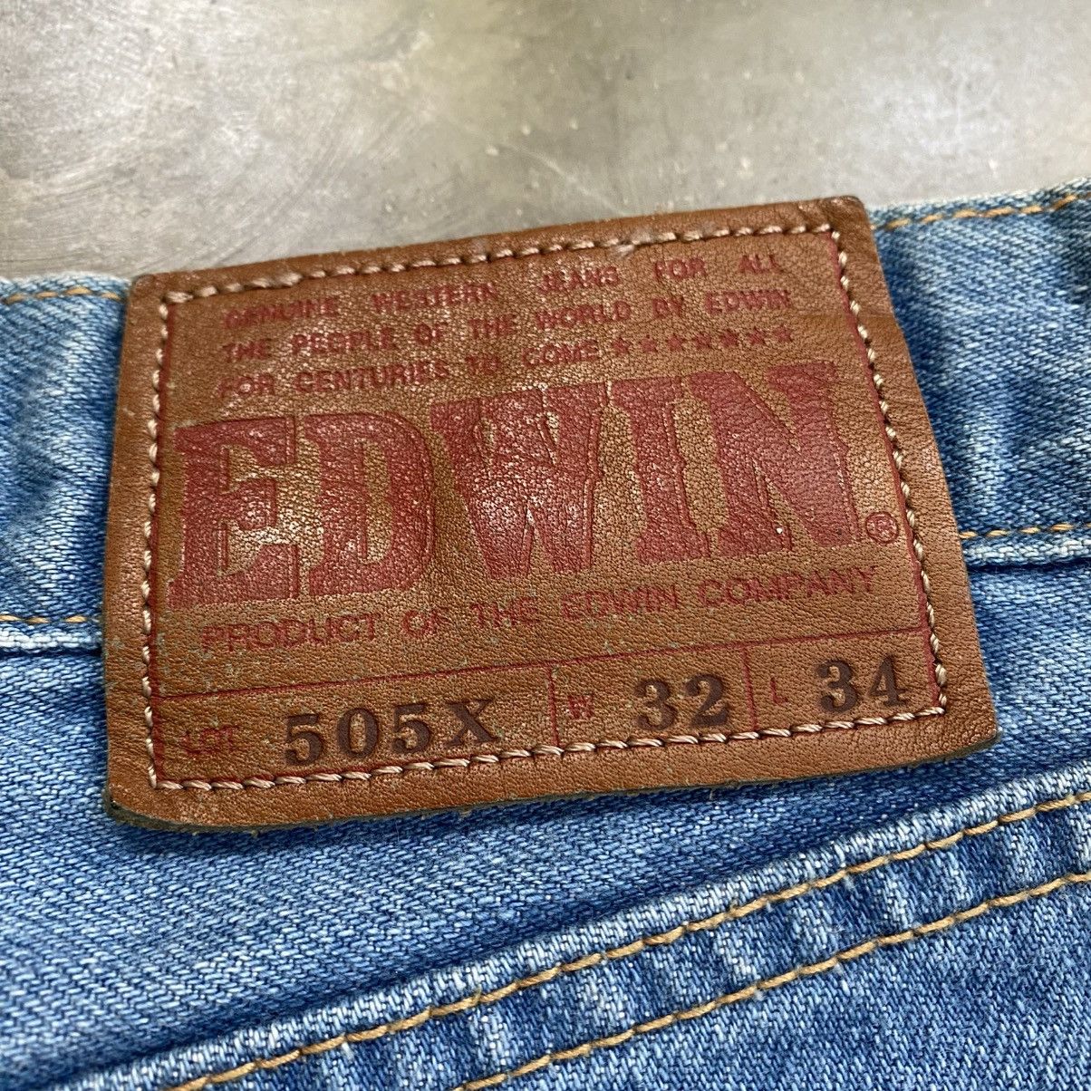 Edwin Edwin 505X Selvedge Straight Pants Jeans Size US 29 - 13 Thumbnail
