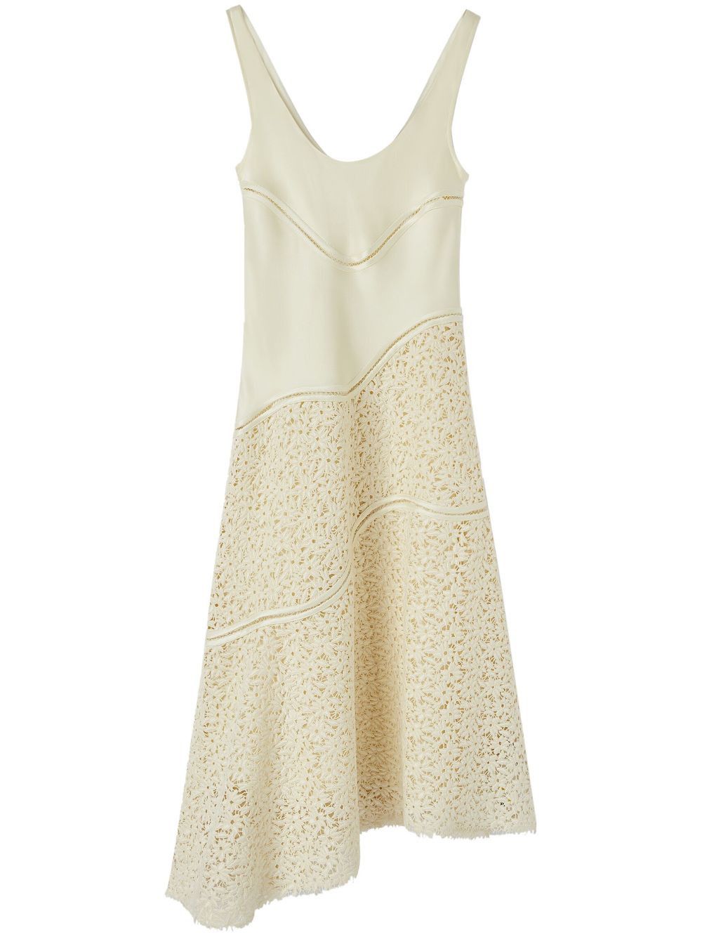Jil Sander o1loc1c1124 Dress in Natural Size L / US 10 / IT 46 - 1 Preview