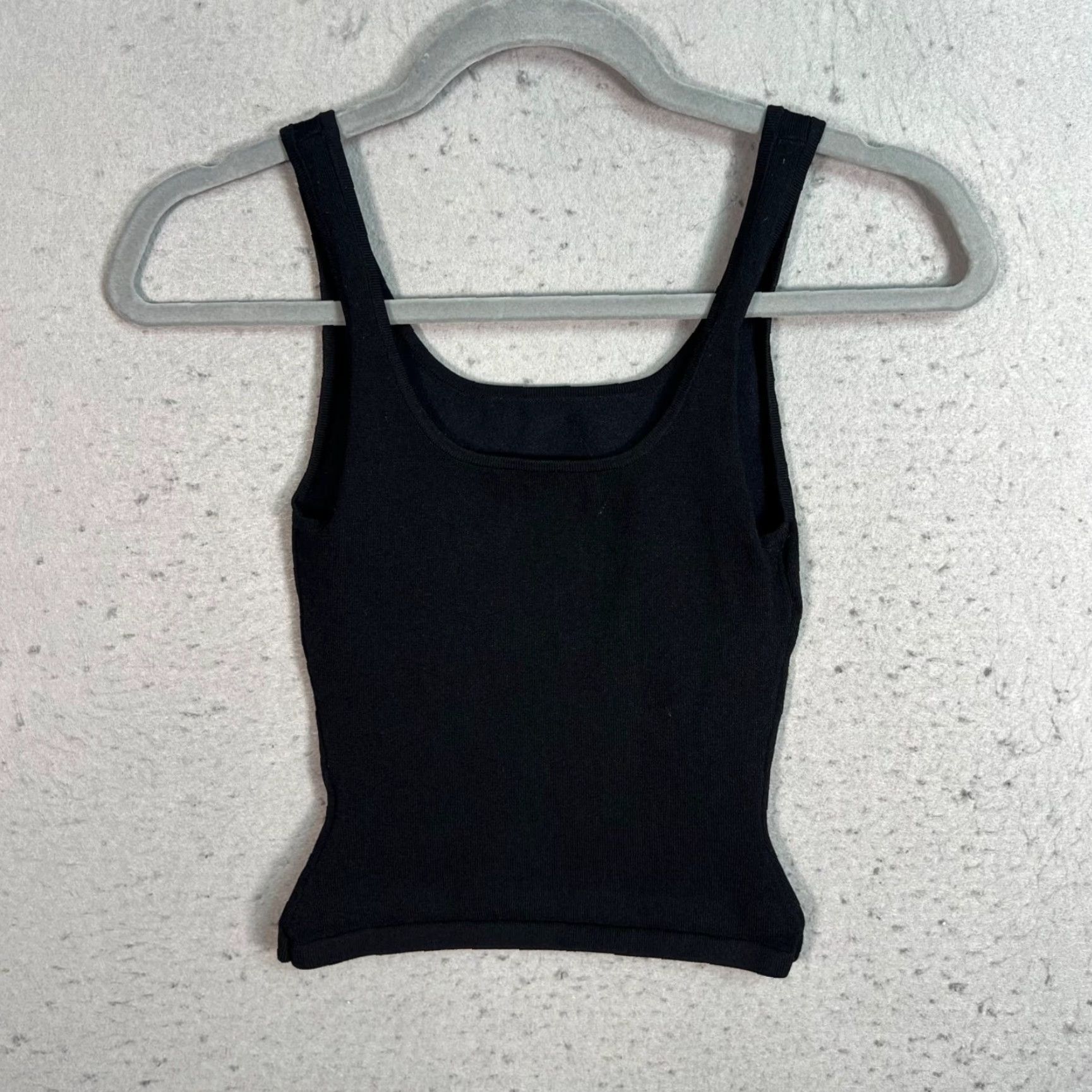 Vintage VINTAGE Babaton Womens Sleeveless Tank Top Adult 2XS Black Knit Casual Summer Size XXS / US 00 / IT 34 - 2 Thumbnail
