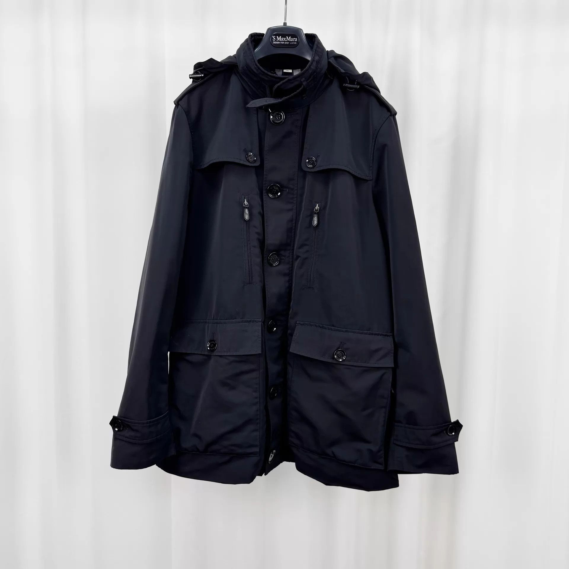 Burberry Burberry Trench Coat Black Check Lining XL 99 New Size XL / US 12-14 / IT 48-50 - 1 Thumbnail