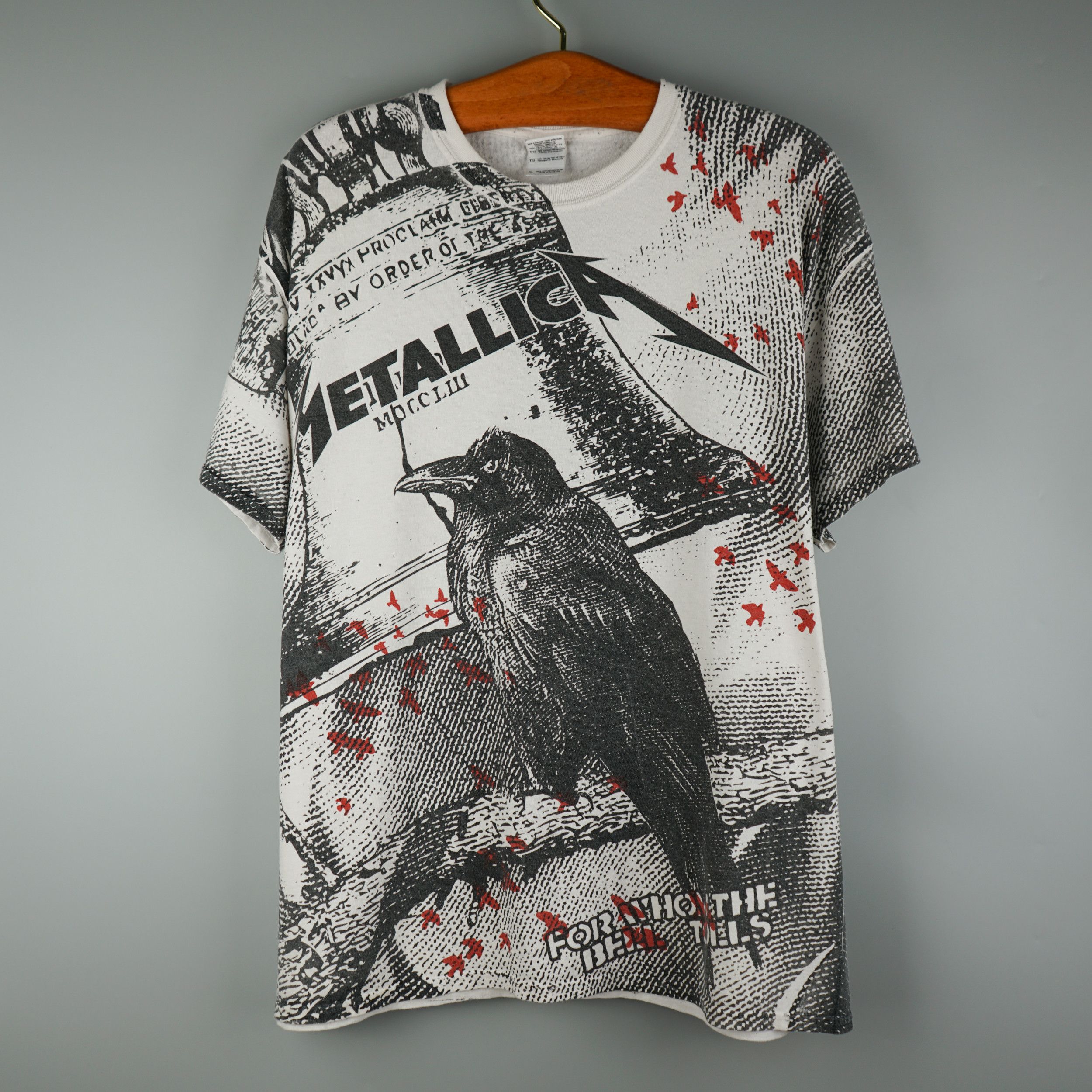 Band Tees × Vintage 2013 Metallica All Over Print T-Shirt Size US XL / EU 56 / 4 - 1 Thumbnail