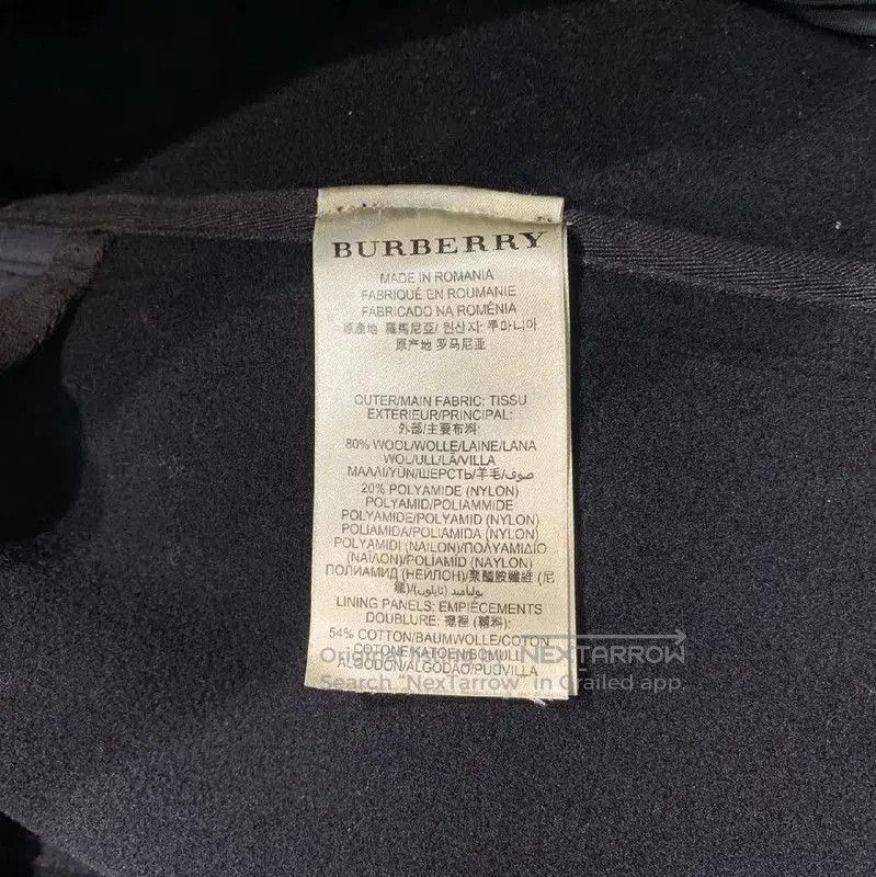 Burberry Burberry Black Wool Peacoat for Women. Size S / US 4 / IT 40 - 4 Thumbnail
