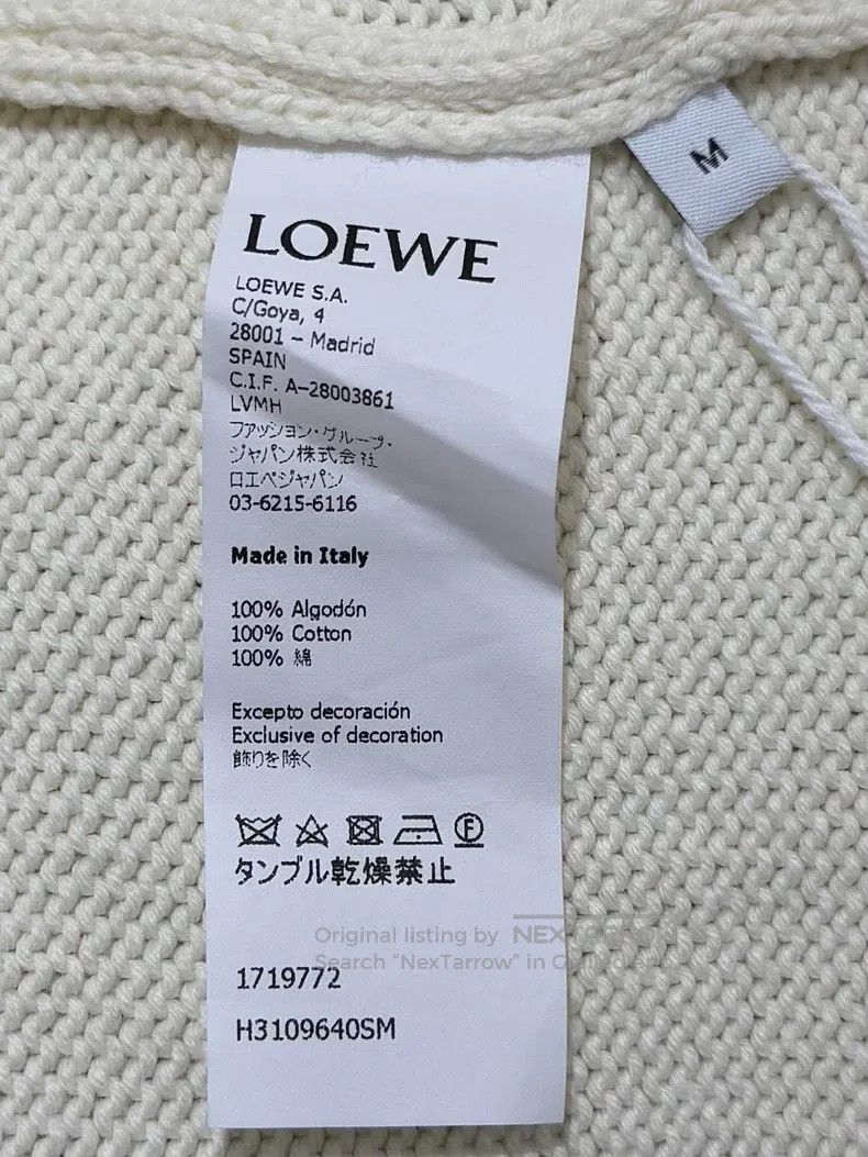 Loewe Loewe Ivory Embroidered Sweater Size M / US 6-8 / IT 42-44 - 9 Thumbnail