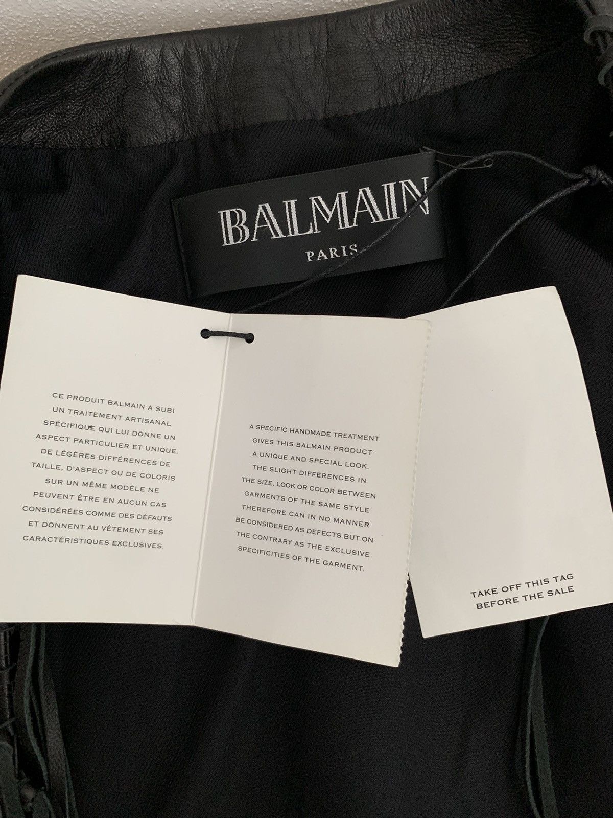 Balmain Balmain Leather Jacket Size XL / US 12-14 / IT 48-50 - 11 Thumbnail