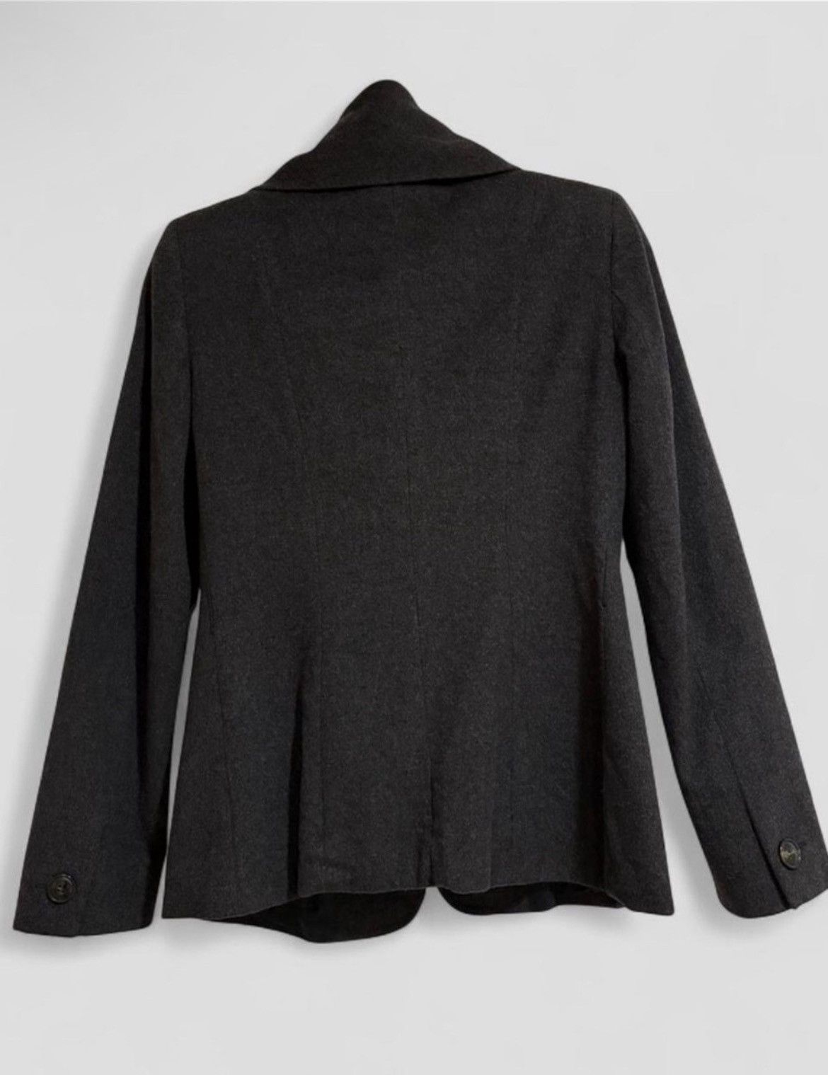 Max Mara Max Mara Cropped Virgin Wool Jacket Size XS / US 0-2 / IT 36-38 - 2 Thumbnail