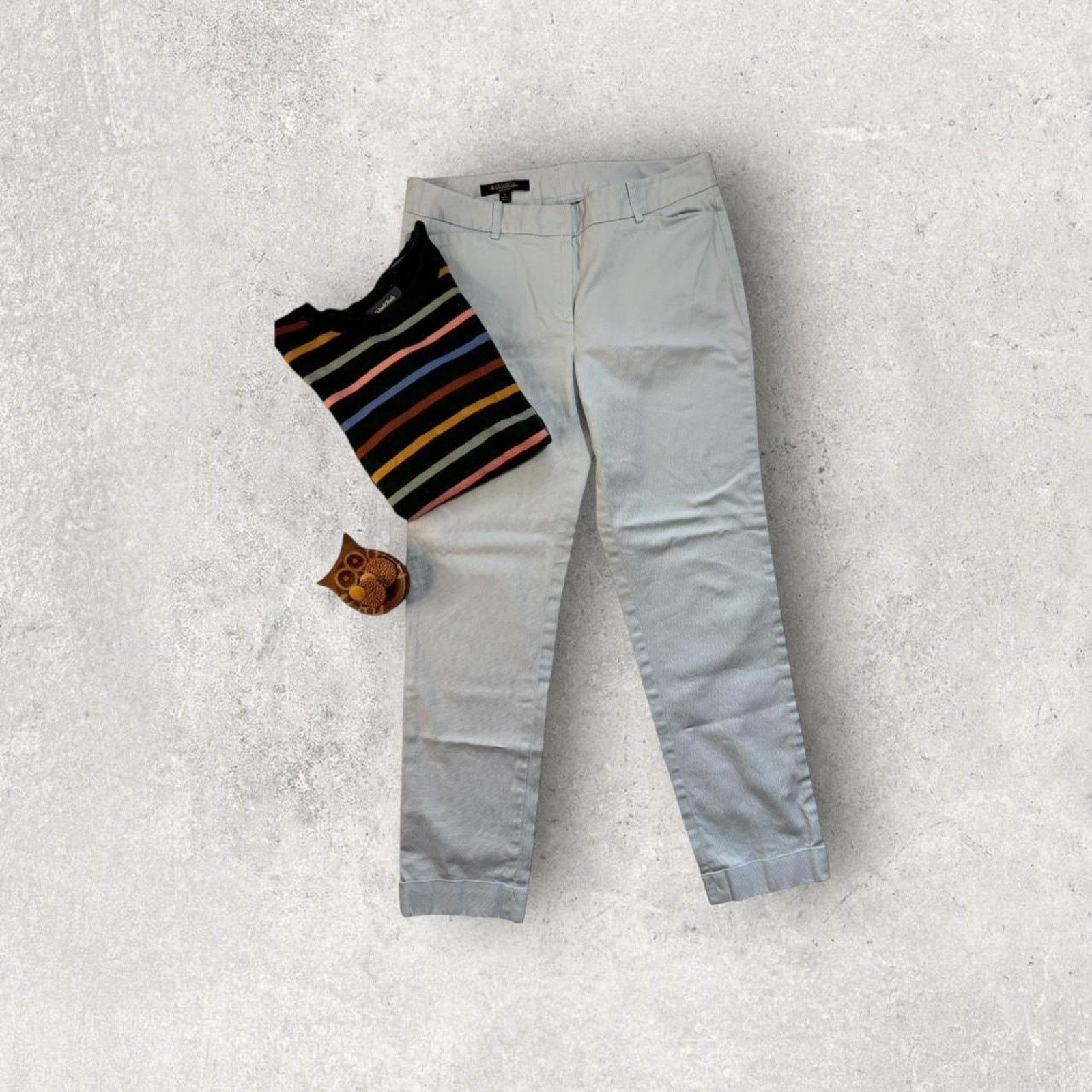Brooks Brothers Baby blur brooks brother natalie fit chino pants Size 26" / US 2 / IT 38 - 2 Thumbnail