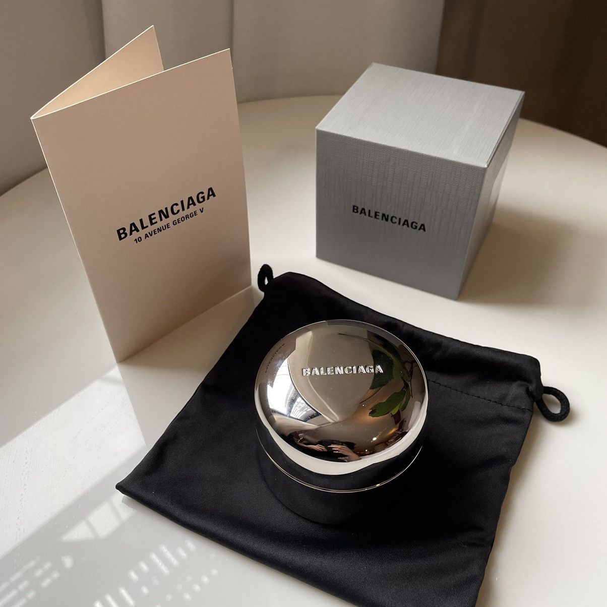 image of Balenciaga 51St Couture Scented Candle (S) [Couture Store Exclusive] in Silver, Men's