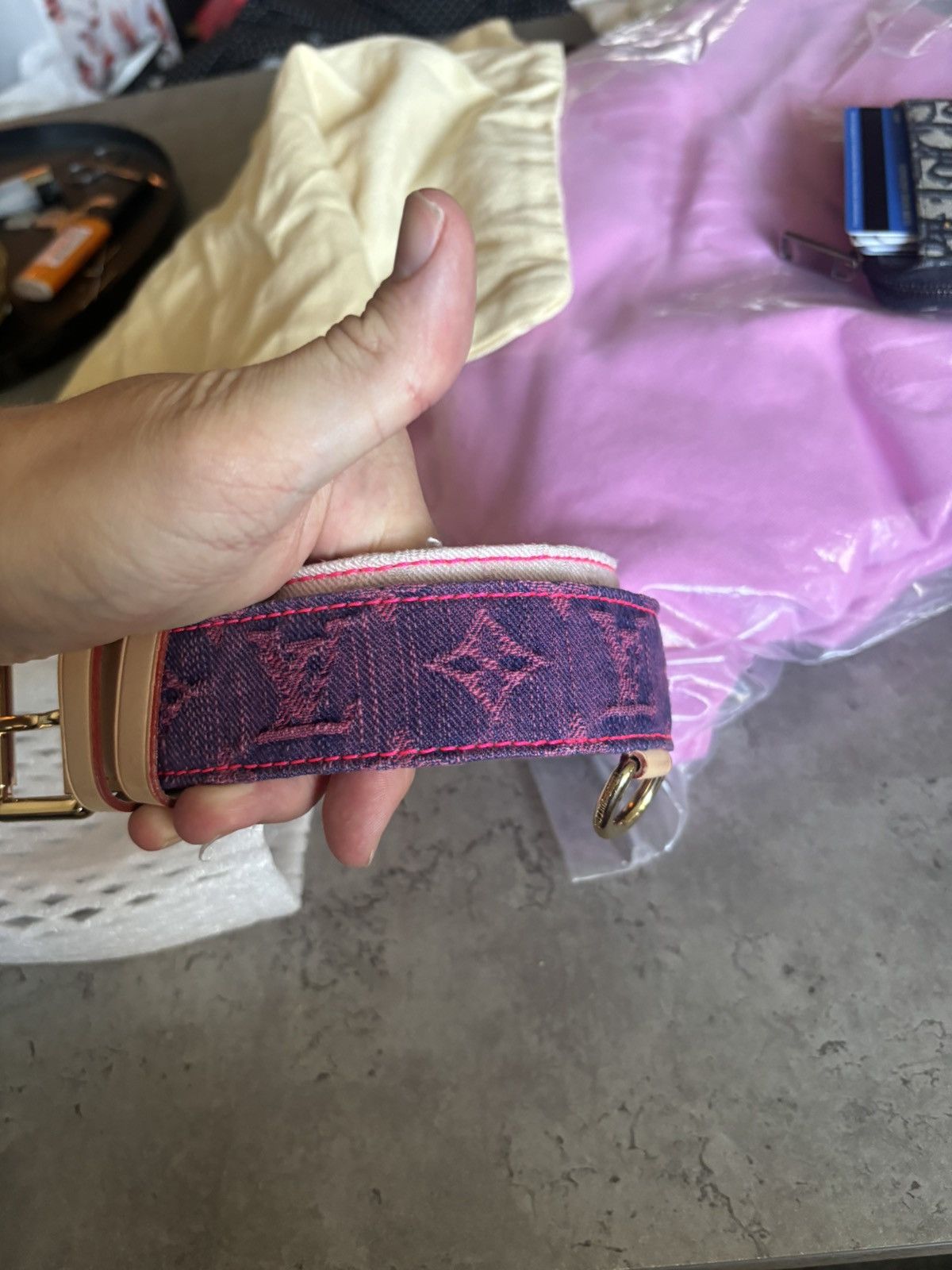 Louis Vuitton Lv monogram belt from 2010 Size ONE SIZE - 10 Thumbnail