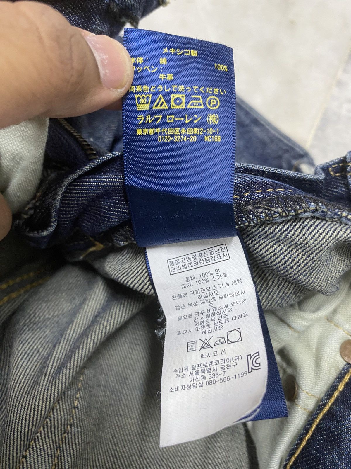 Polo Ralph Lauren Size 31x30 Vintage Polo Ralph Lauren Distressed Jeans Faded Size US 31 - 10 Thumbnail