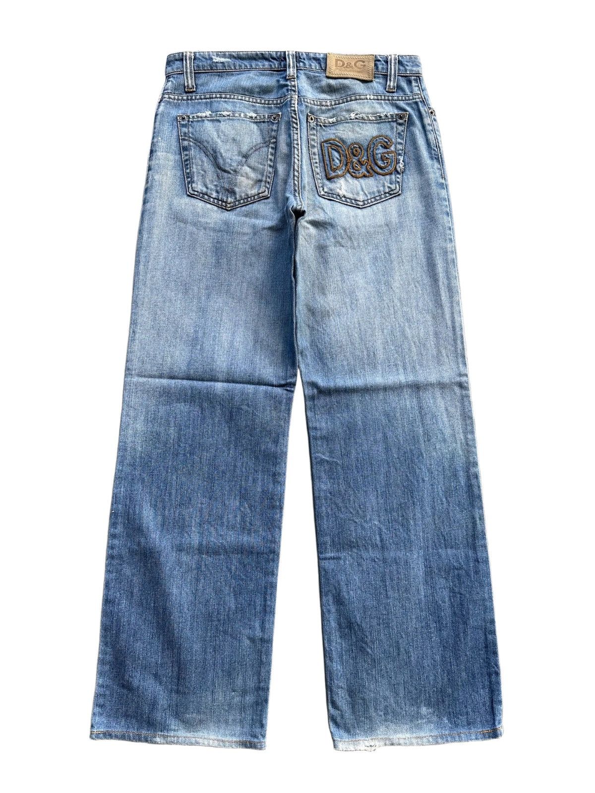 Dolce & Gabbana Vintage Dolce & Gabbana Distressed Denim Jeans Size US 32 / EU 48 - 1 Thumbnail