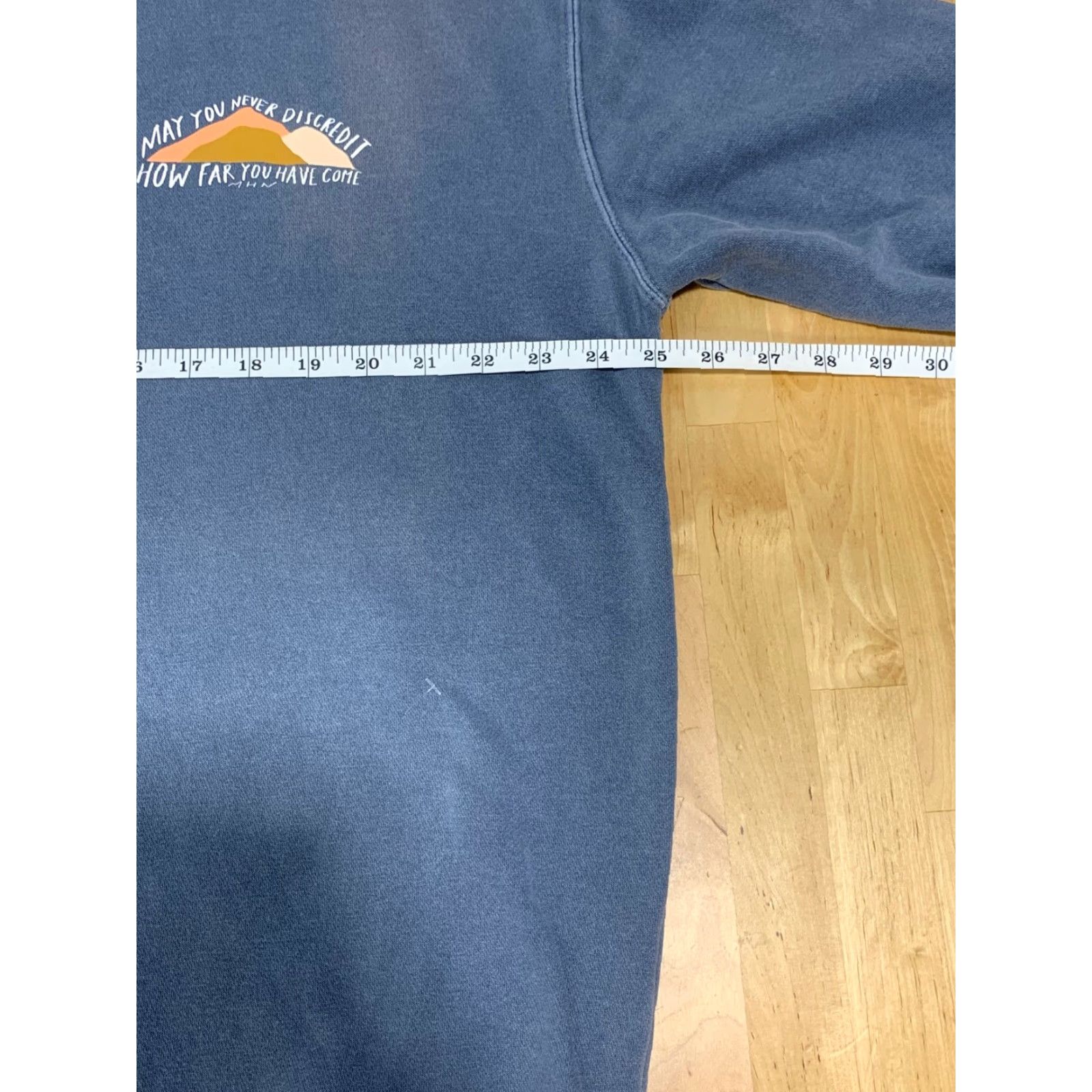 Vintage Independent Trading Company Pullover Sweatshirt Men L Blue Crew Neck Logo Solid Travel All Seasons Cotton Blend Size US L / EU 52-54 / 3 - 5 Thumbnail
