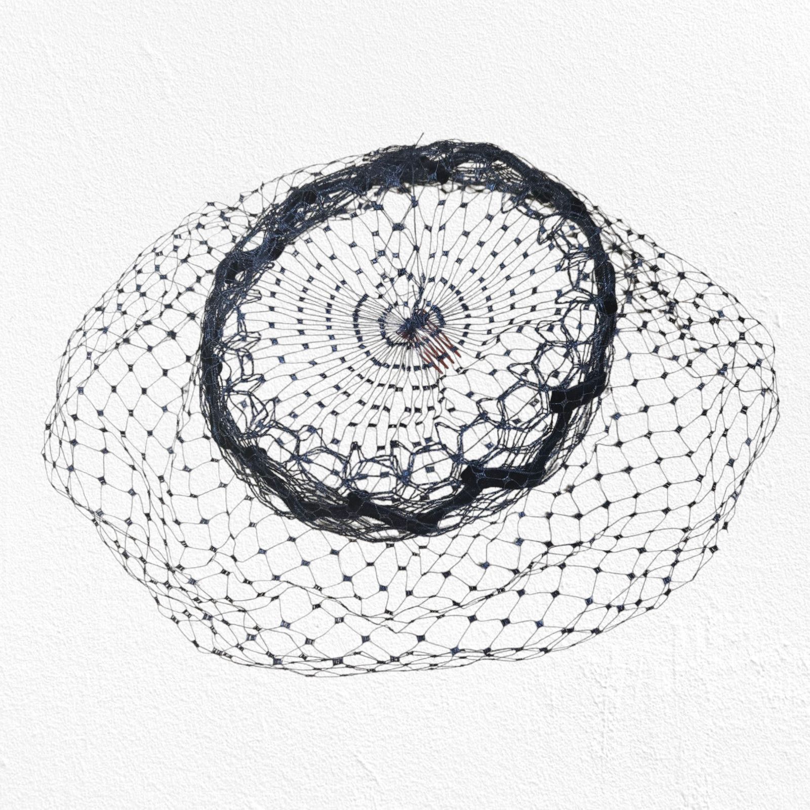 Vintage 1940s Feather Fascinator Veil Hat Size ONE SIZE - 5 Thumbnail