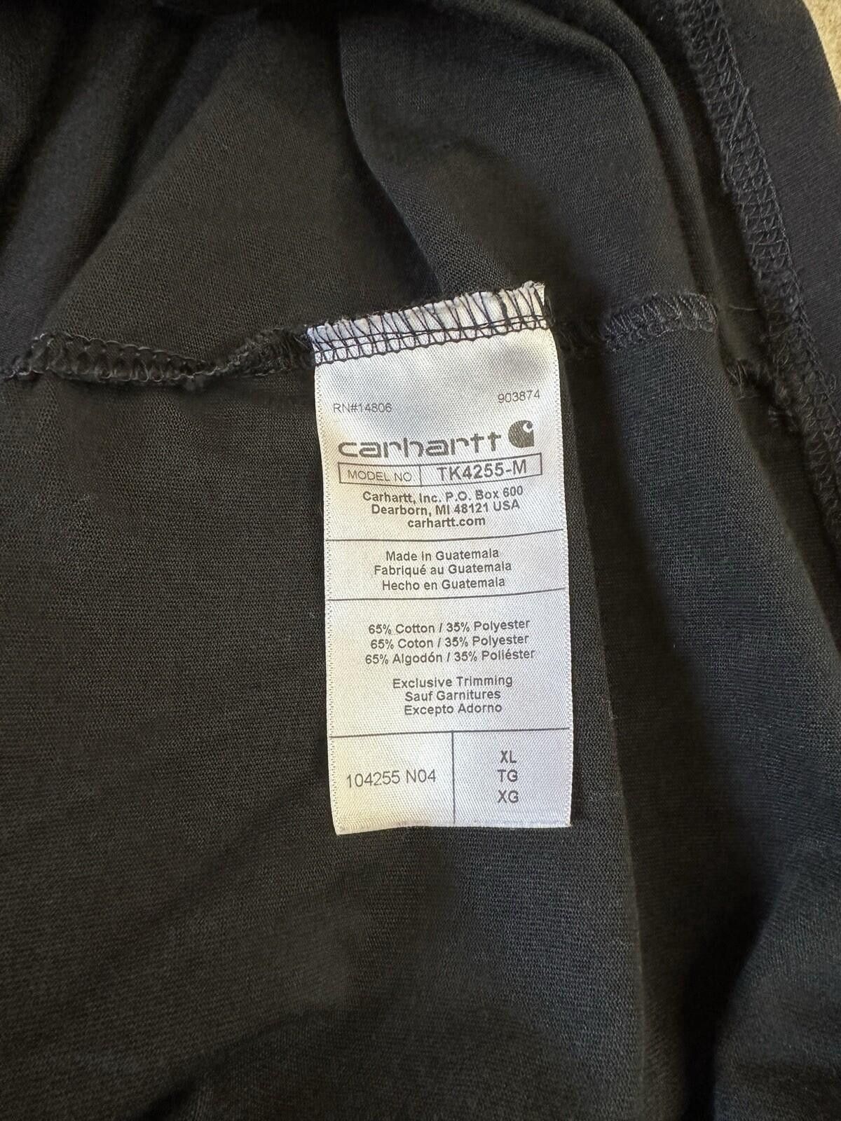 Carhartt CARHARTT Force 1/4 Zip Men's XL Black Long Sleeve Pullover Size US XL / EU 56 / 4 - 7 Thumbnail