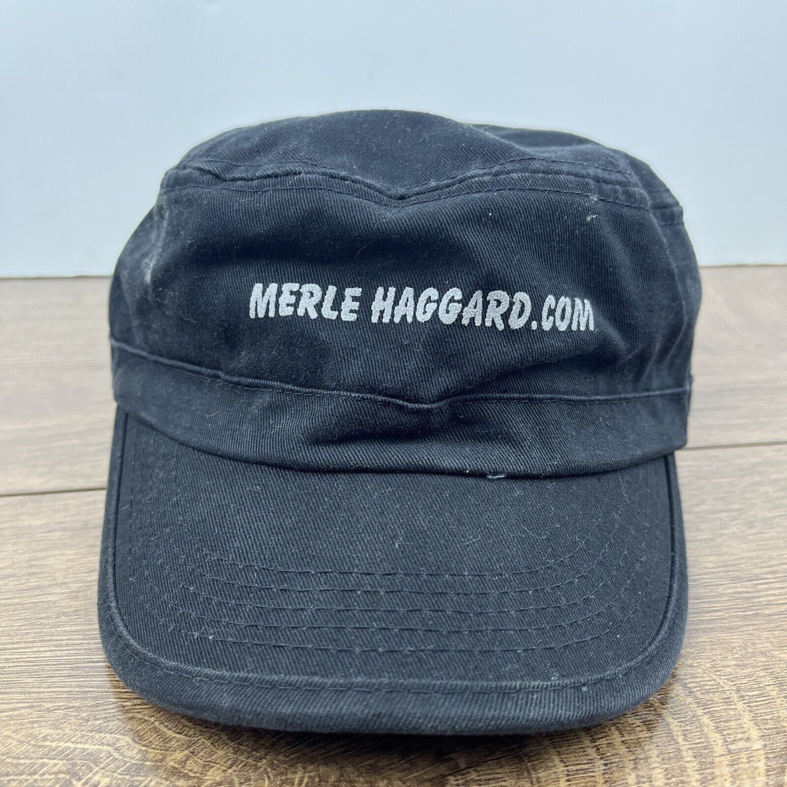 Other Merle Haggard Hat Black Hat Adjustable Adult Size Hat Black Size ONE SIZE - 3 Thumbnail