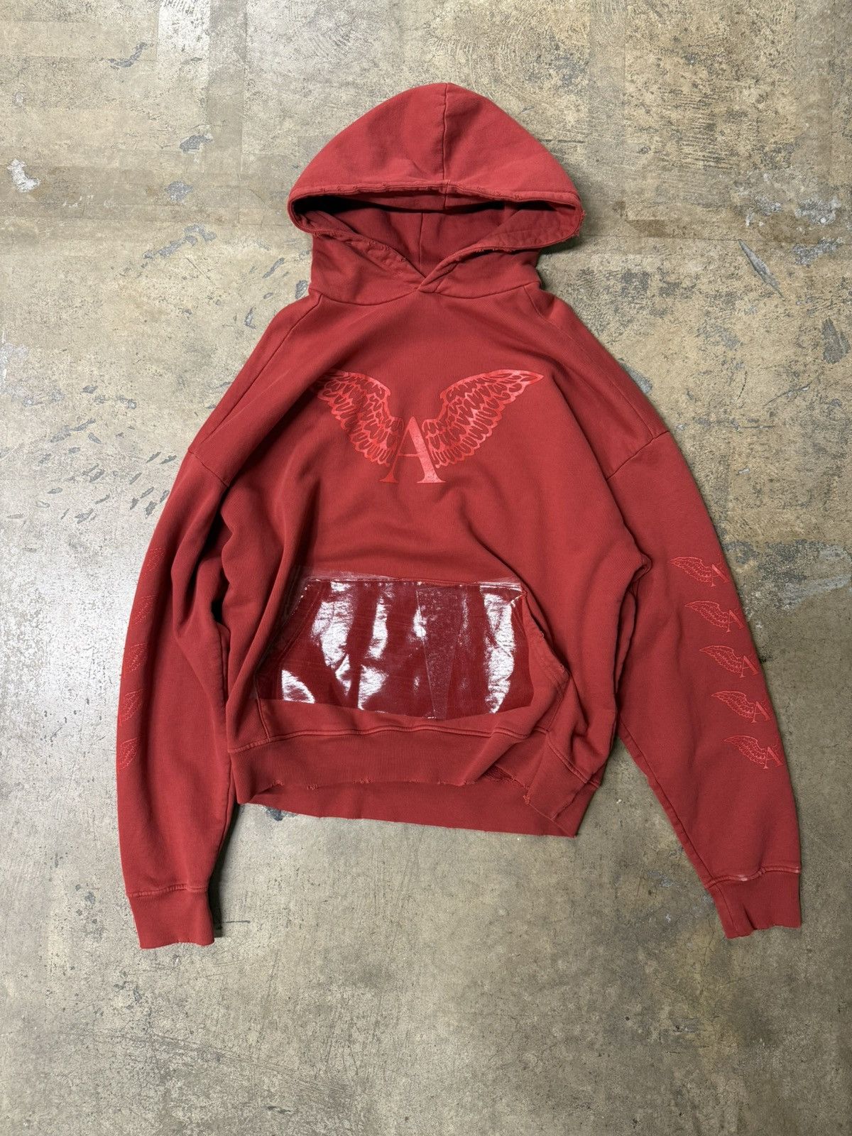 ALEXANDER DIGENOVA Alexander Digenova Red Logo Melt Lock Hoodie Size US L / EU 52-54 / 3 - 1 Thumbnail