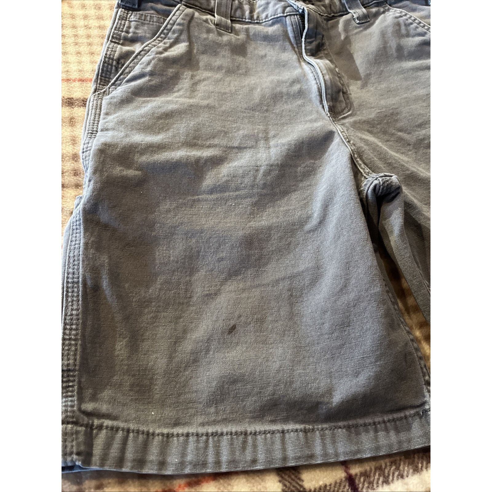 Carhartt Carhartt Canvas Shorts Men’s 34 Gray Relaxed Fit Workwear Size US 34 / EU 50 - 4 Thumbnail